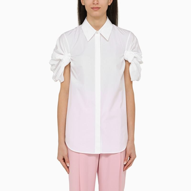 ALEXANDER MCQUEEN SHORT-SLEEVED SHIRT WITH DETAILING - 1