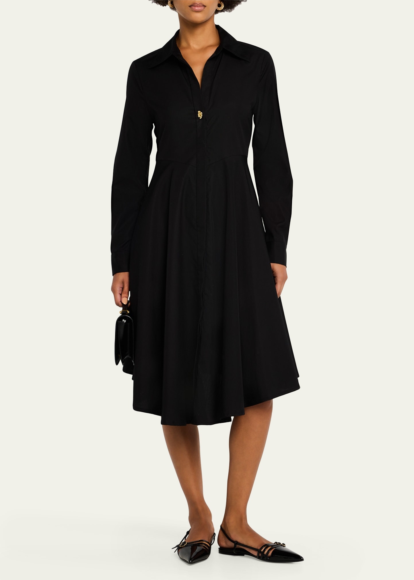 Helene Asymmetrical Shirtdress - 2