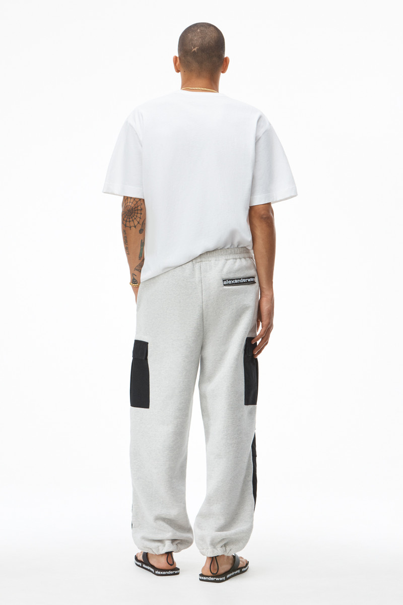 HYBRID CARGO PANT IN NYLON AND TERRY 4