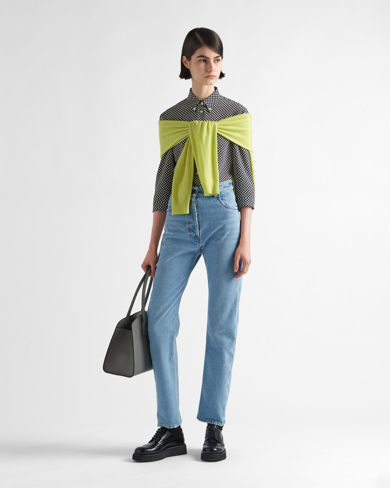Prada Cashmere crew-neck sweater outlook