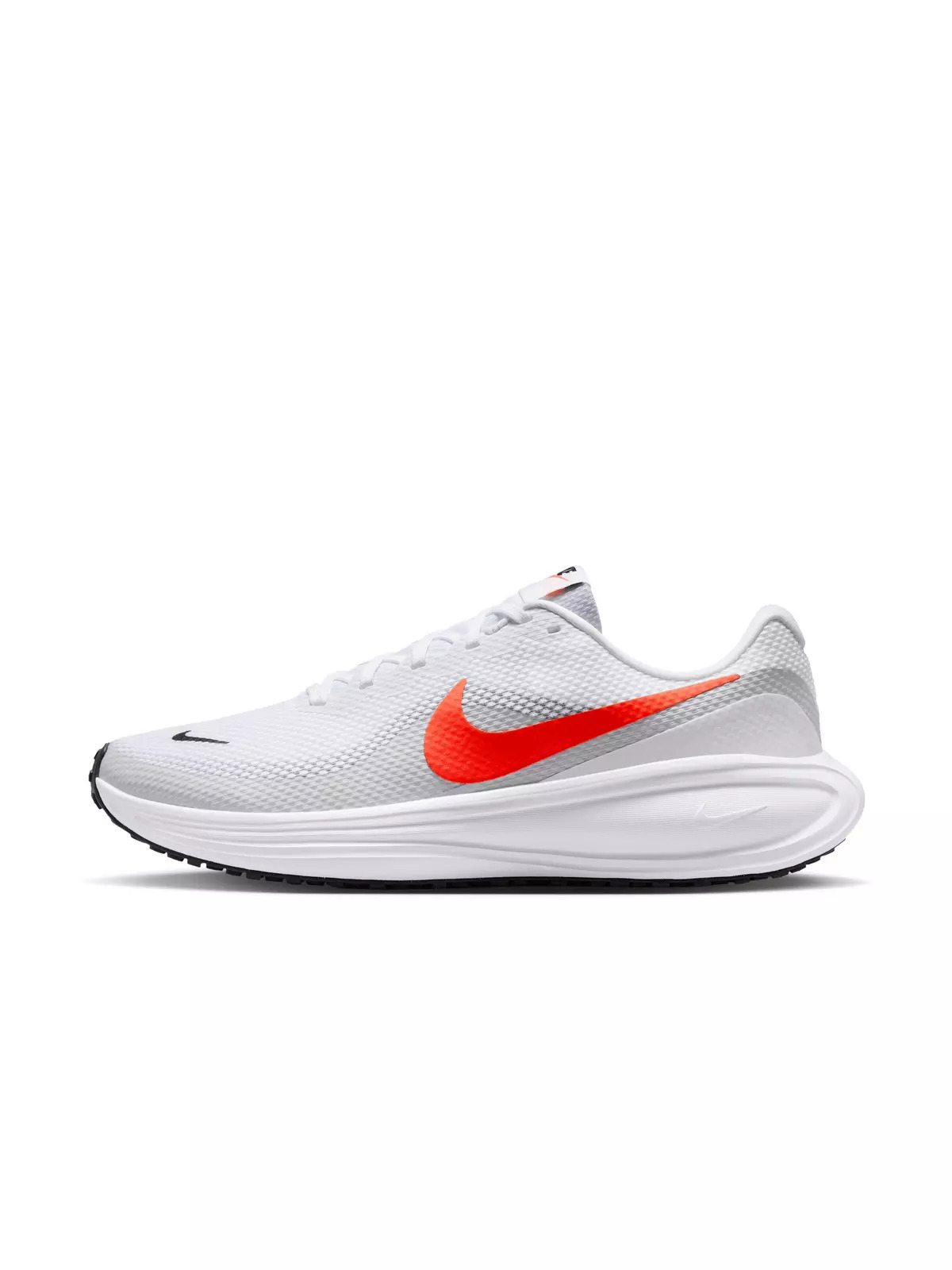 Revolution 8 "White/Pure Platinum/Black/Bright Crimson" Men's Running Shoe - 2