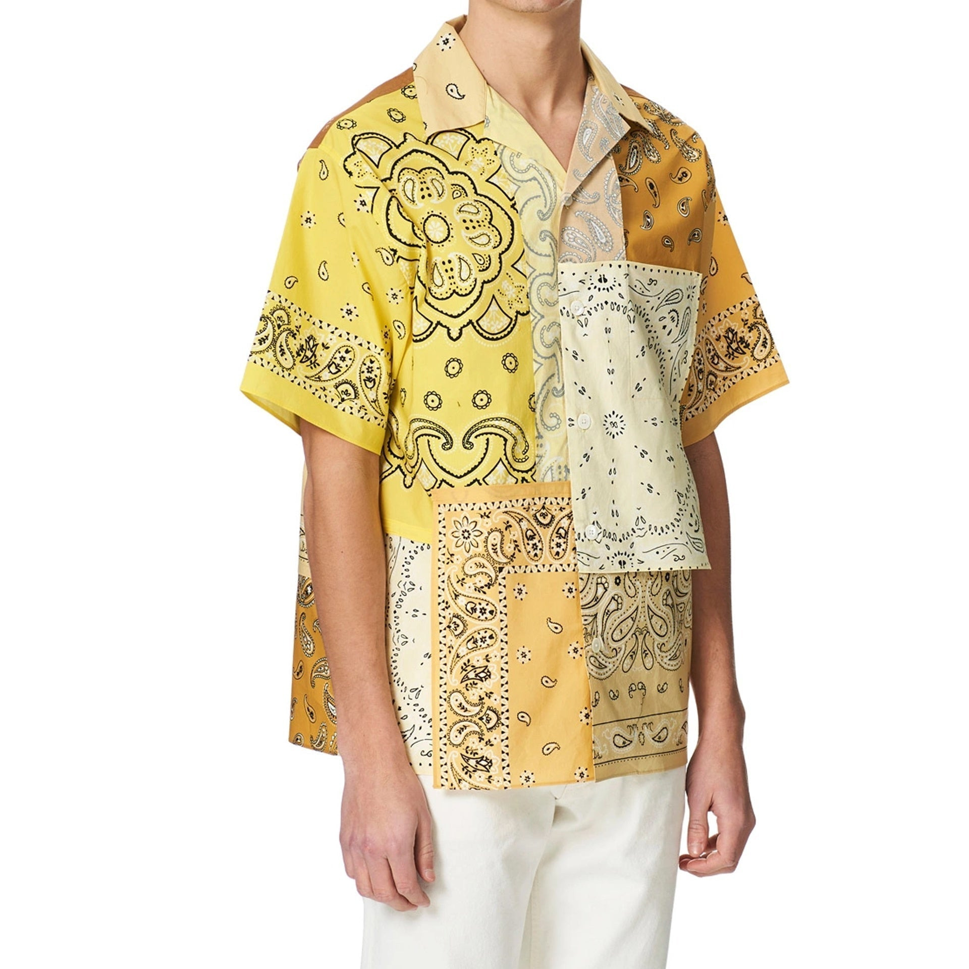 Kenzo Patchwork Short Sleeves Shirt Men - 2