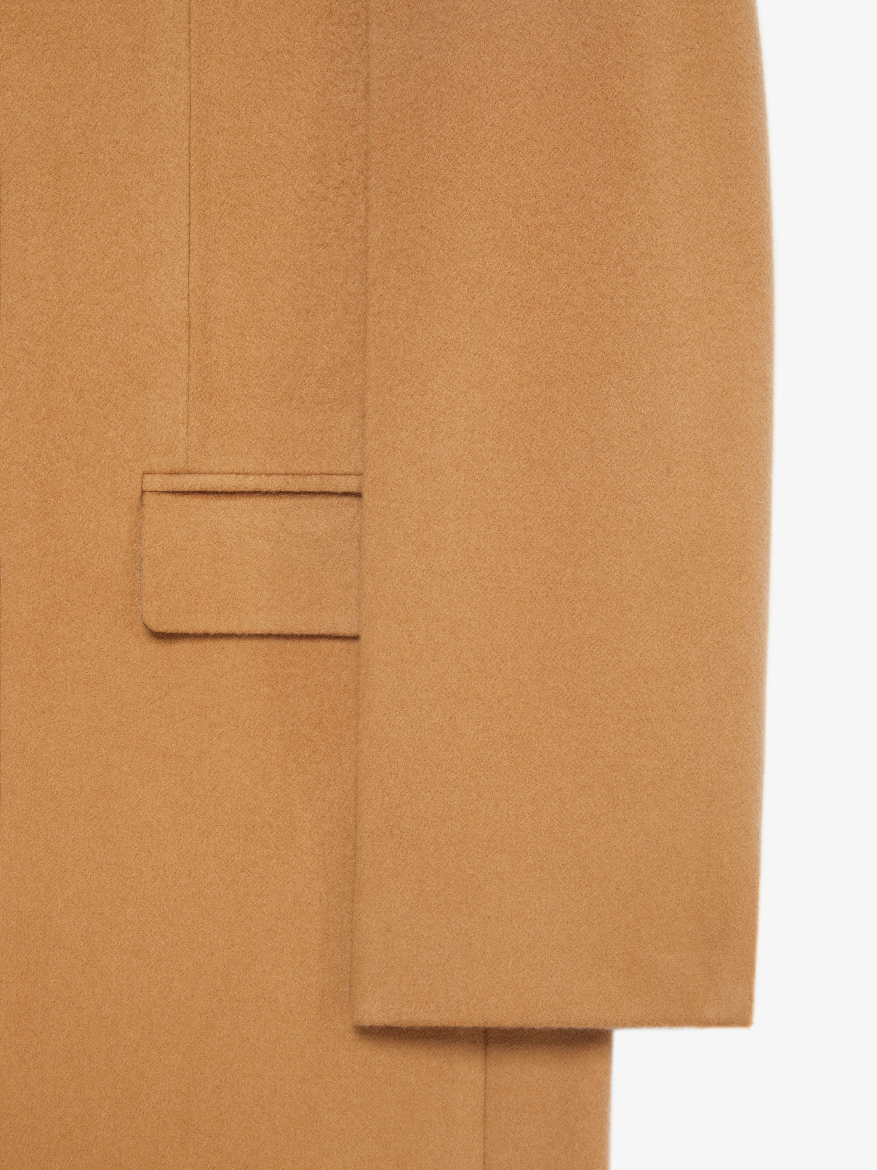 LONG COAT IN WOOL AND CASHMERE - 6