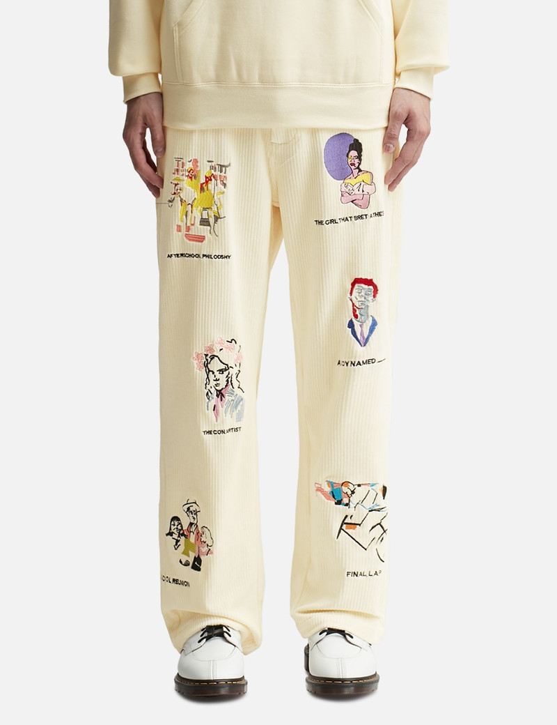MUSEUM EMBROIDERED CORD PANTS 3