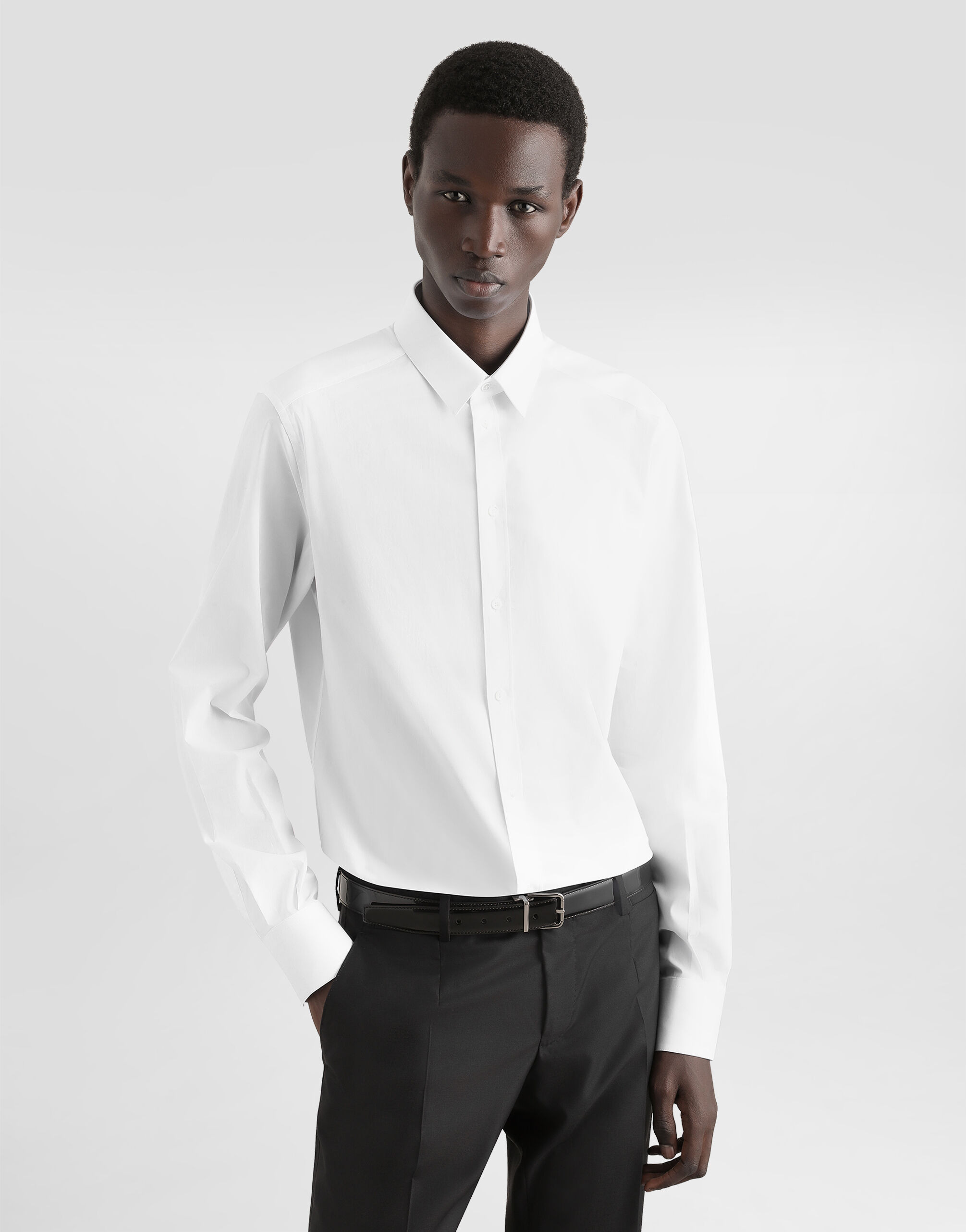 Stretch poplin Gold-fit shirt - 4