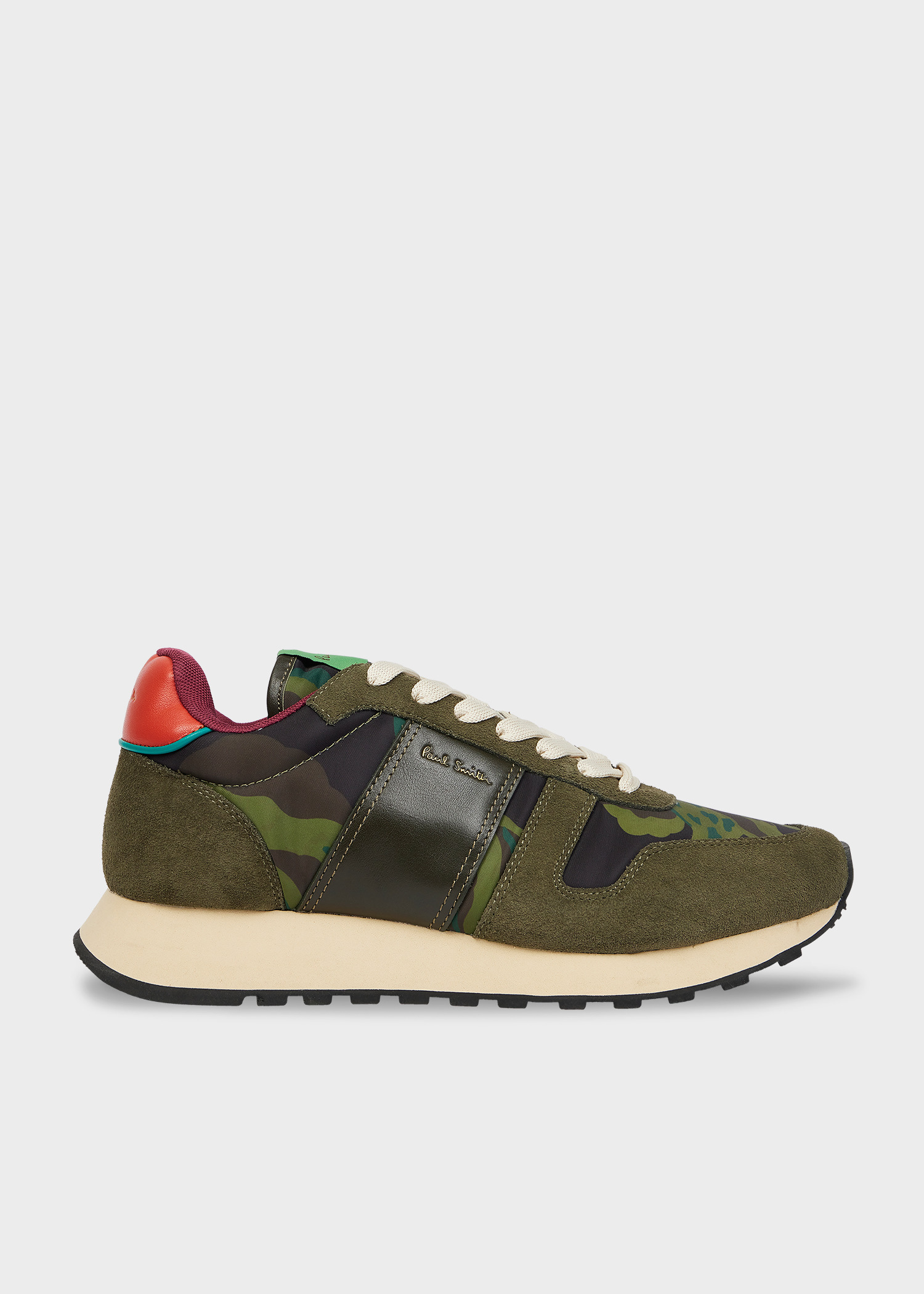 Khaki 'Eighties' Trainers - 1