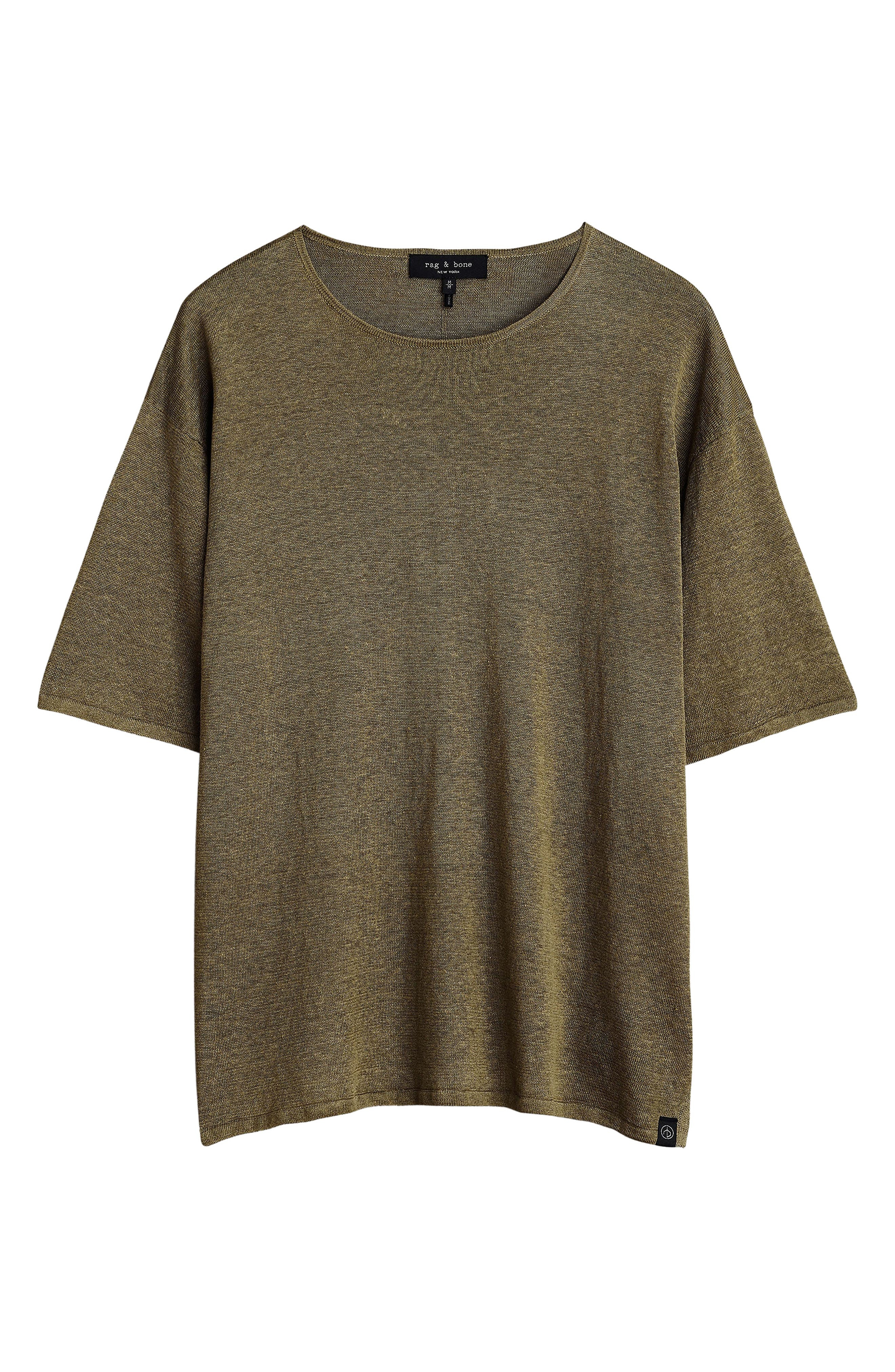 Kerwin Oversize Stripe Linen T-Shirt - 5