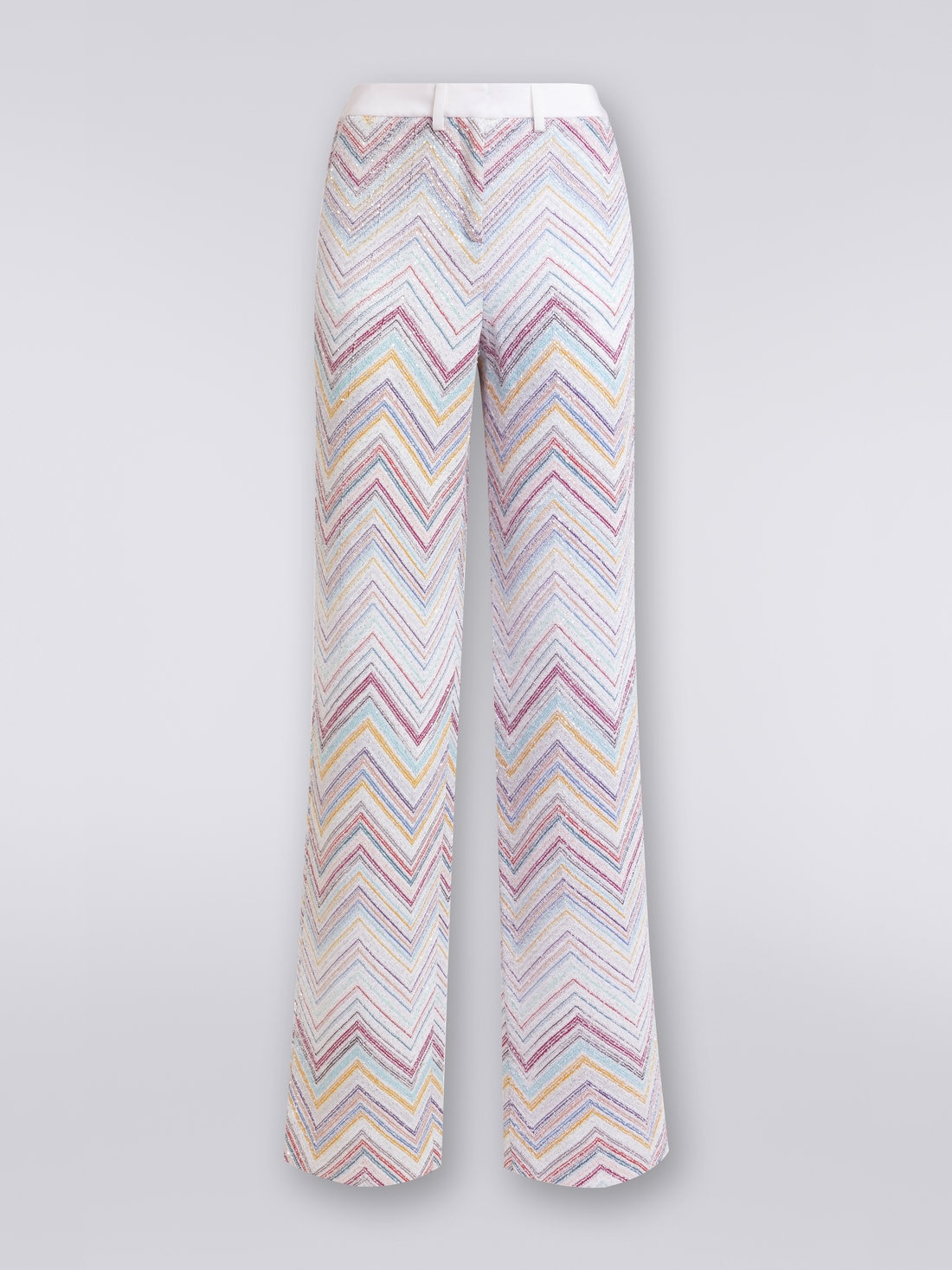 Classic trousers with sequins - 1