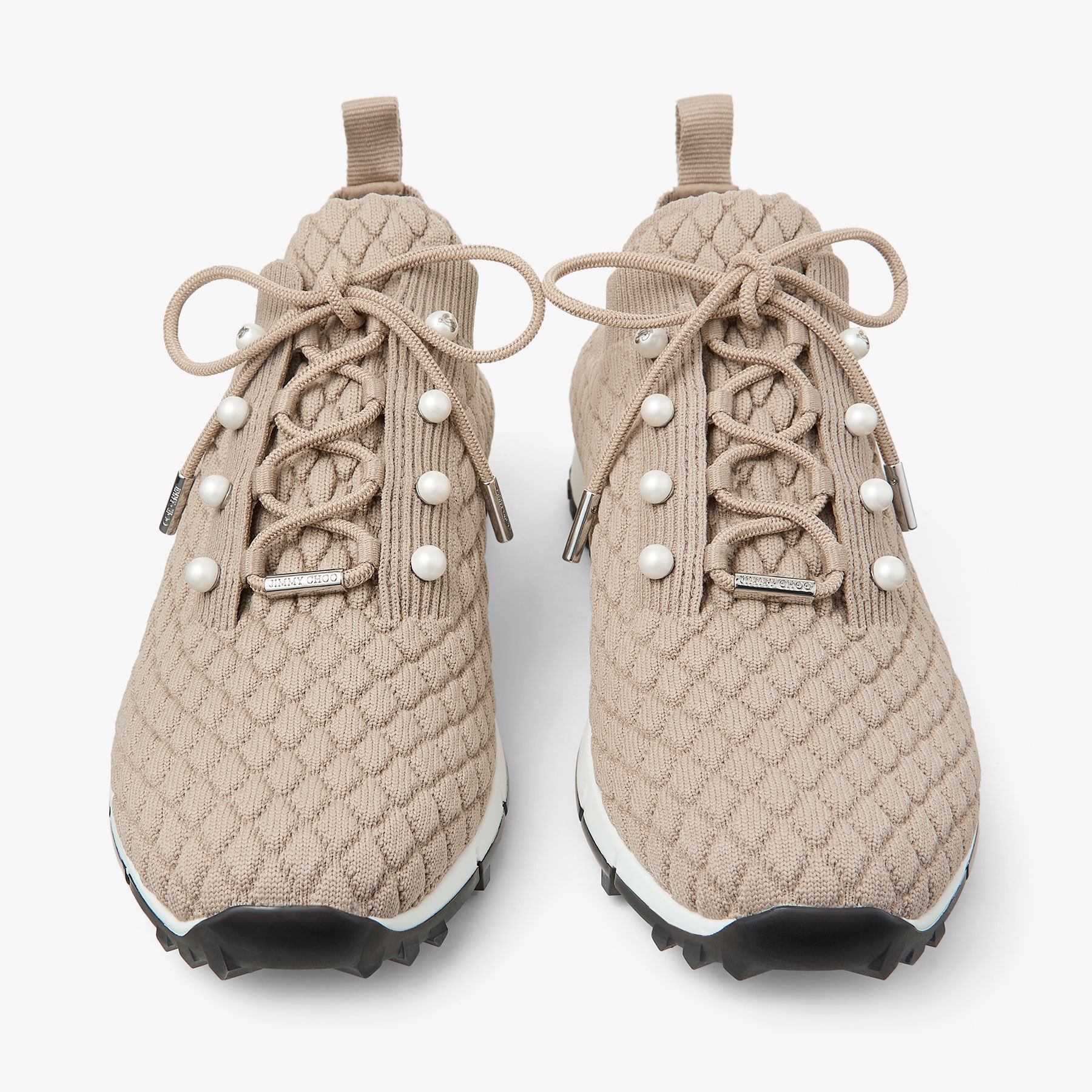 Veles
Stone Textured Knit Trainers - 5