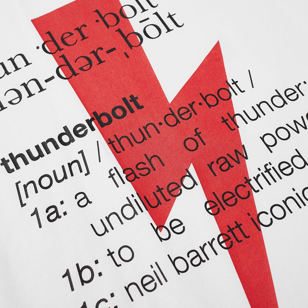 Neil Barrett Thunderbolt Definition Tee - 2