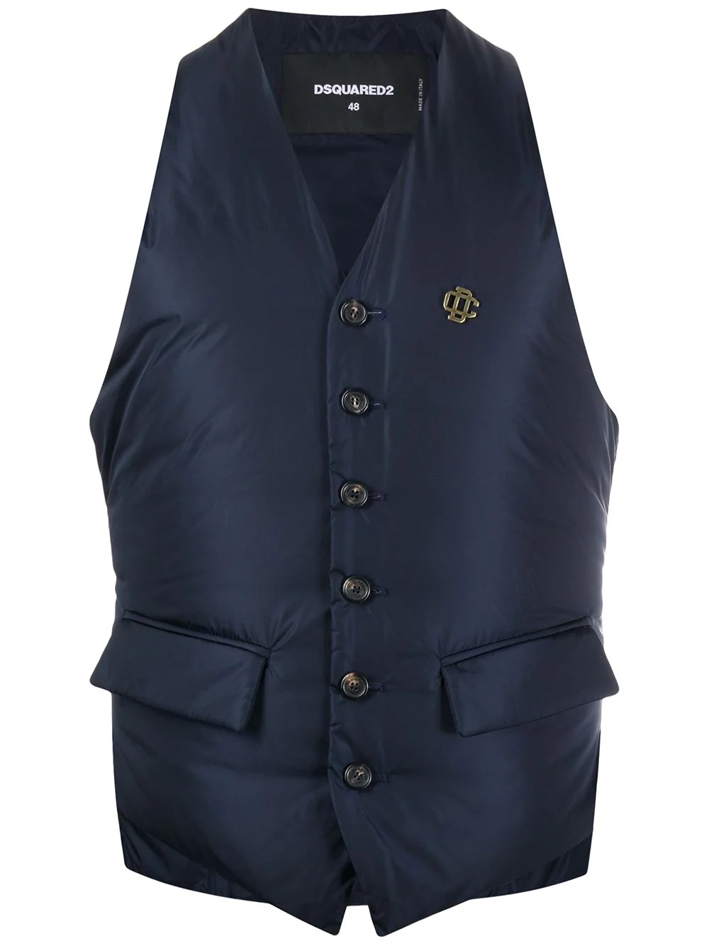 padded waistcoat - 1