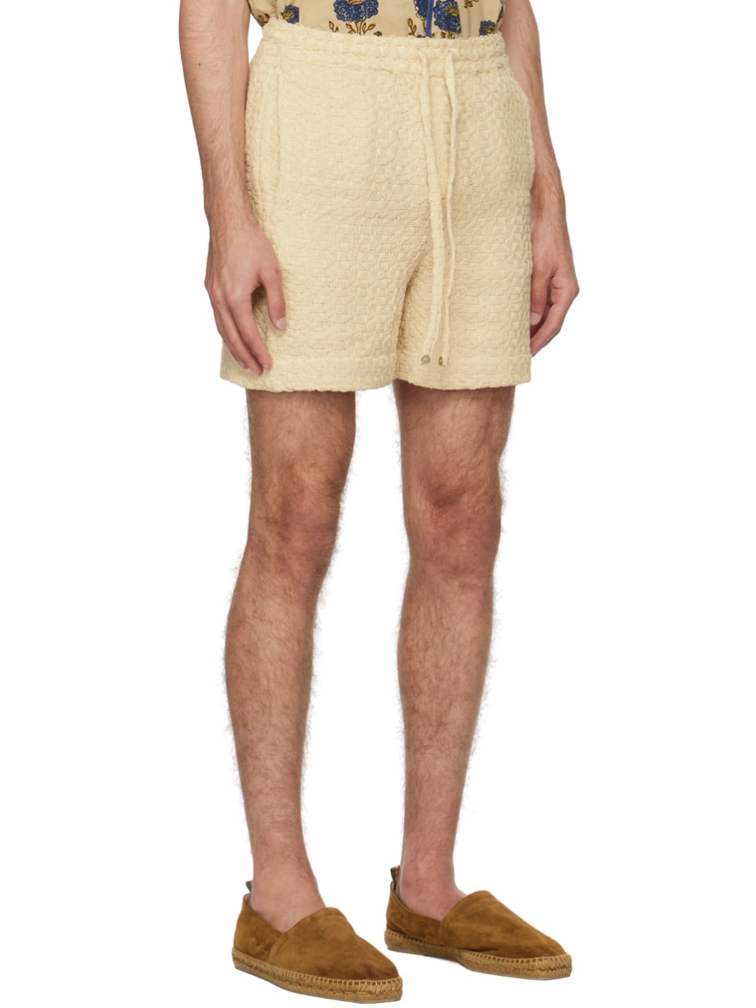 Off-White Drawstring Shorts - 2