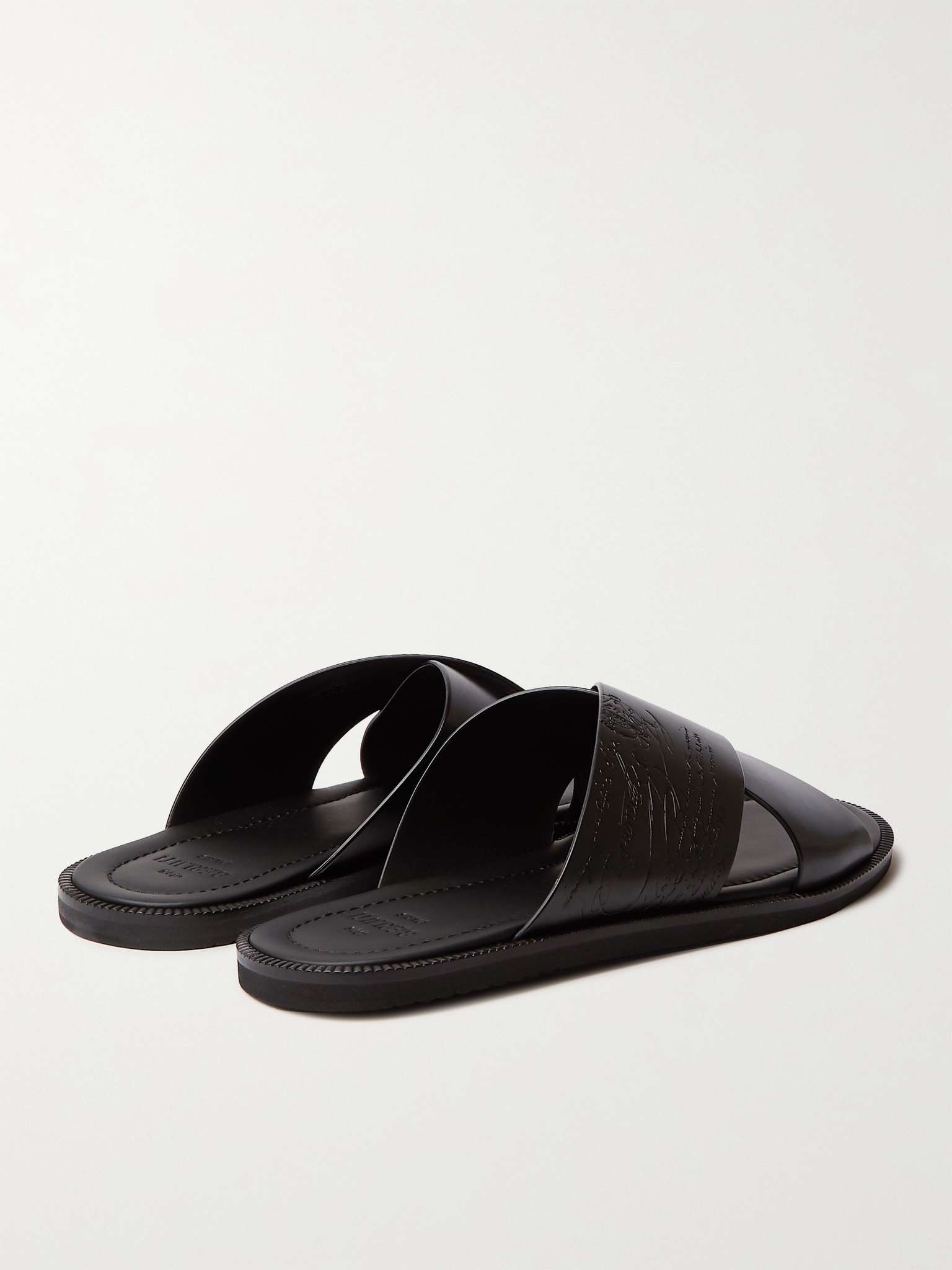 Sifnos Scritto Leather Sandals - 5