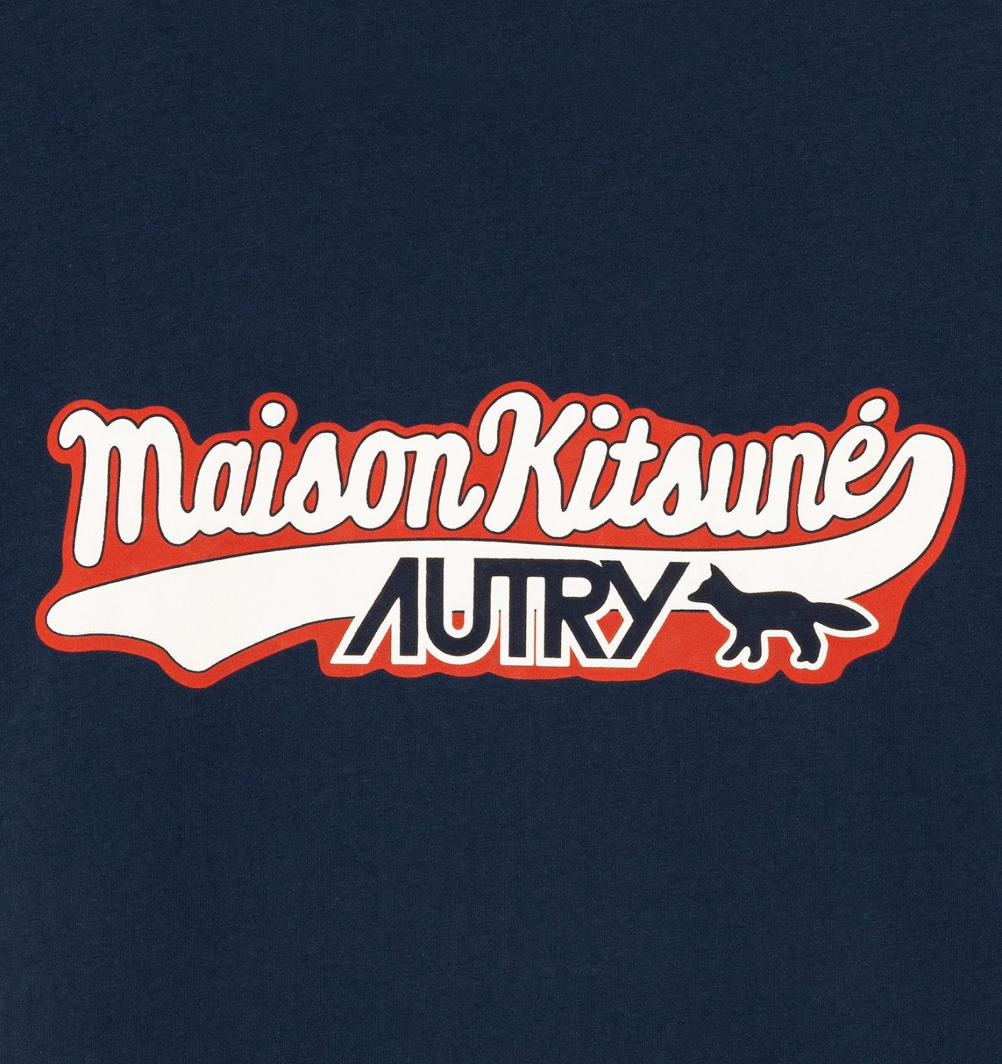 UNISEX AUTRY LOGO 'MAISON KITSUNÉ' T-SHIRT - 8