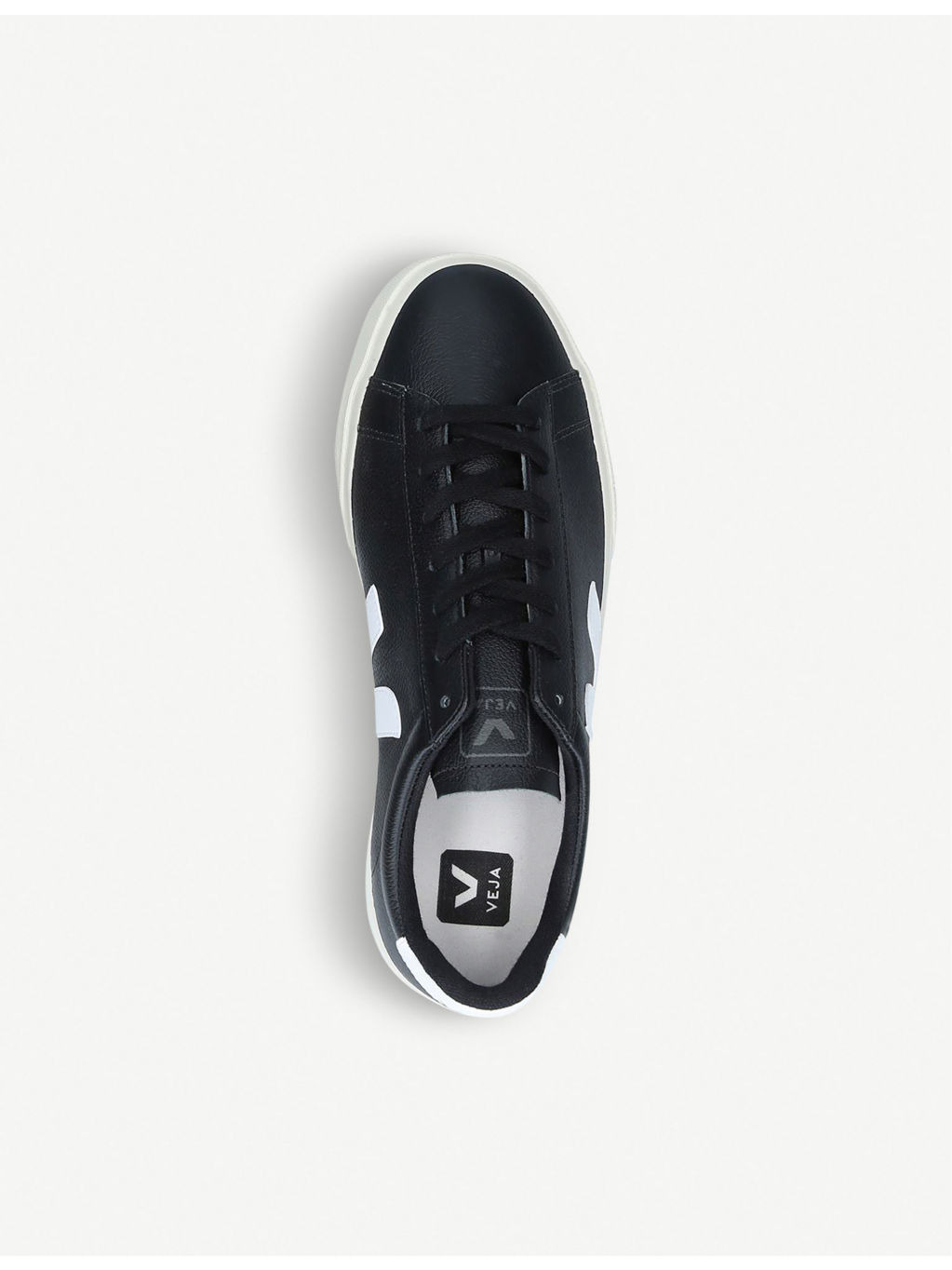 Men's Campo leather and coated-canvas low-top trainers - 2