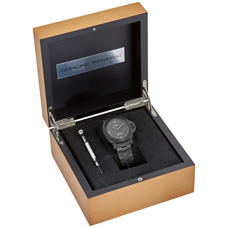 Panerai Tuttonero Luminor GMT Automatic Black Dial Men's Watch PAM01438 - 4