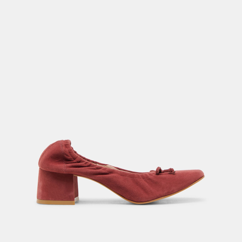 KARMIN HEELS BRANDY SUEDE 1