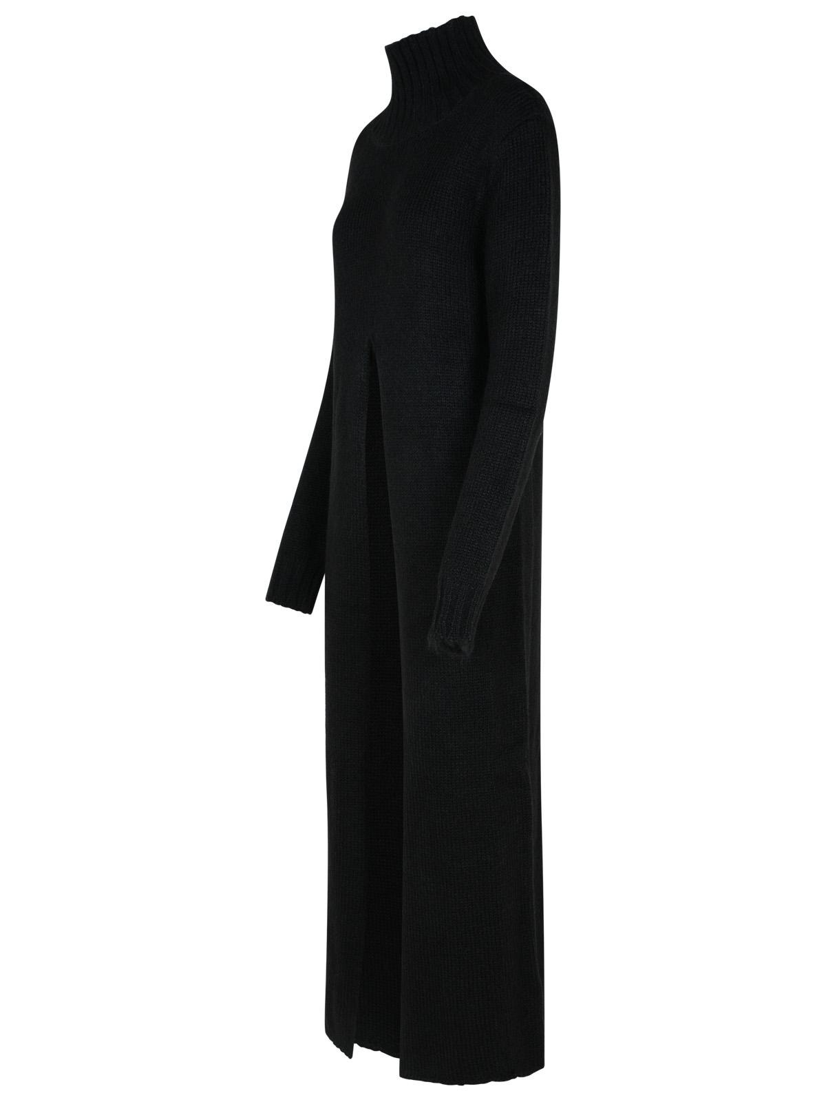 Jil Sander Black Alpaca Blend Dress Women - 2
