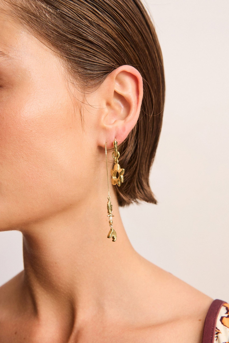 ALÉMAIS Calypso Flower & Heart Earrings outlook