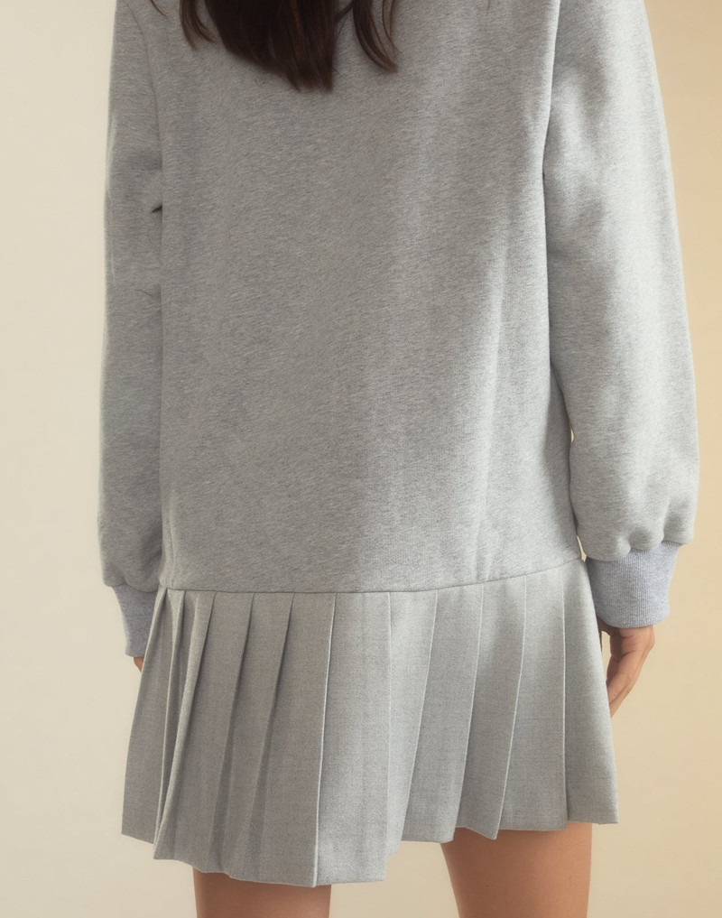 Preston Pleated Sweatshirt Dress 5