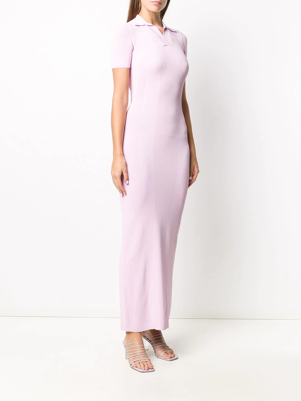 La robe maille polo maxi-dress - 3