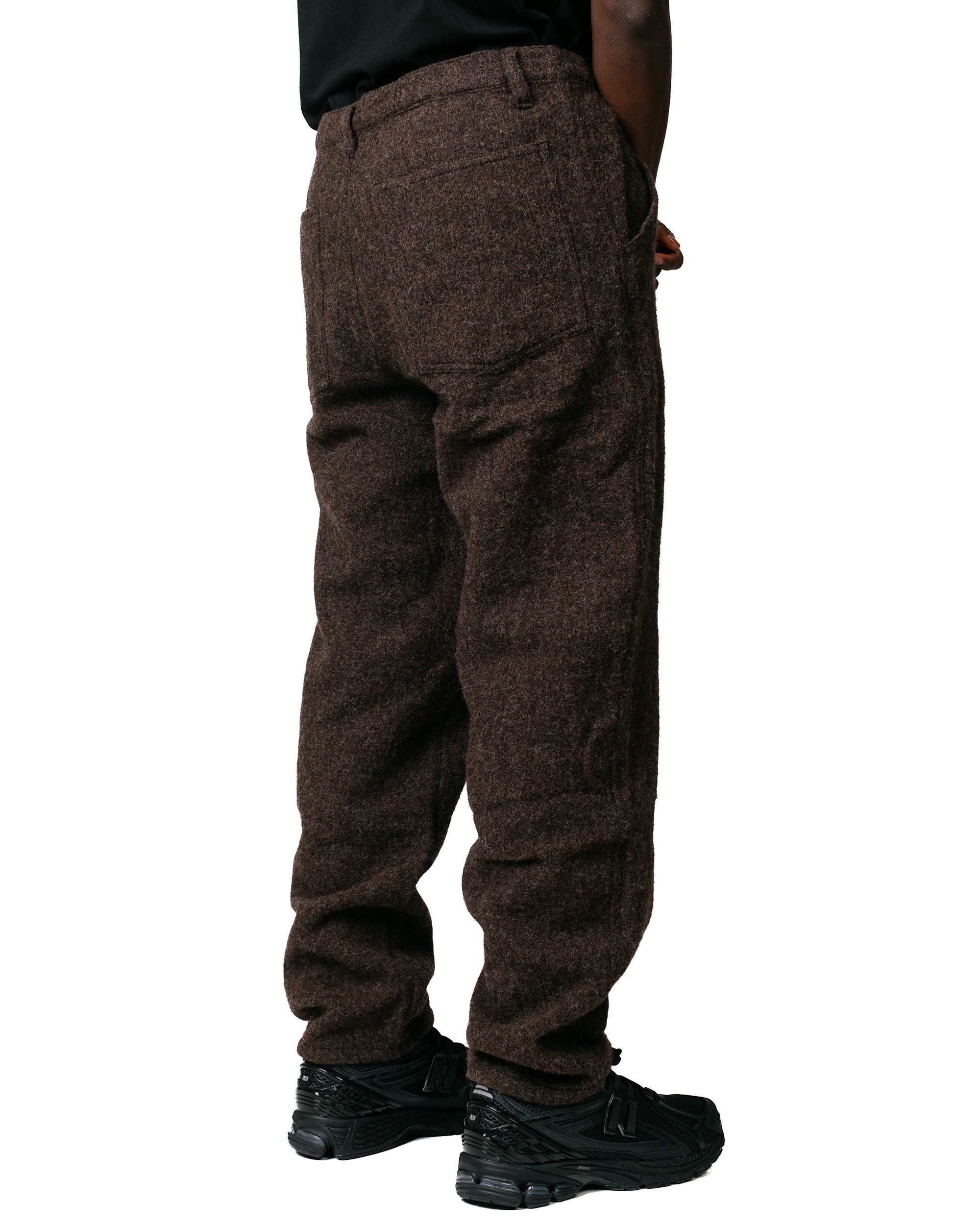 Wool Pants Brown - 3