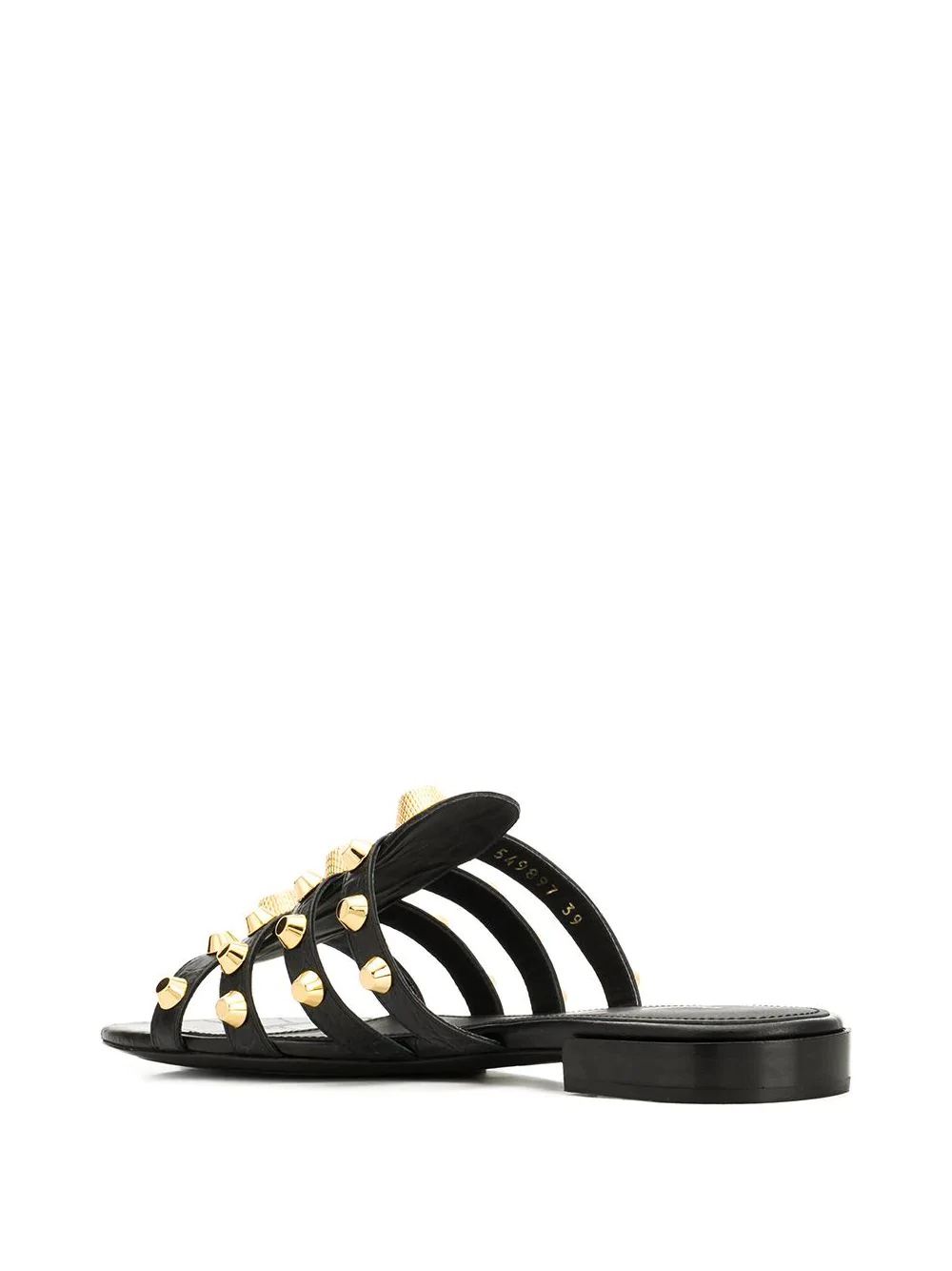 studded flat sandals - 3