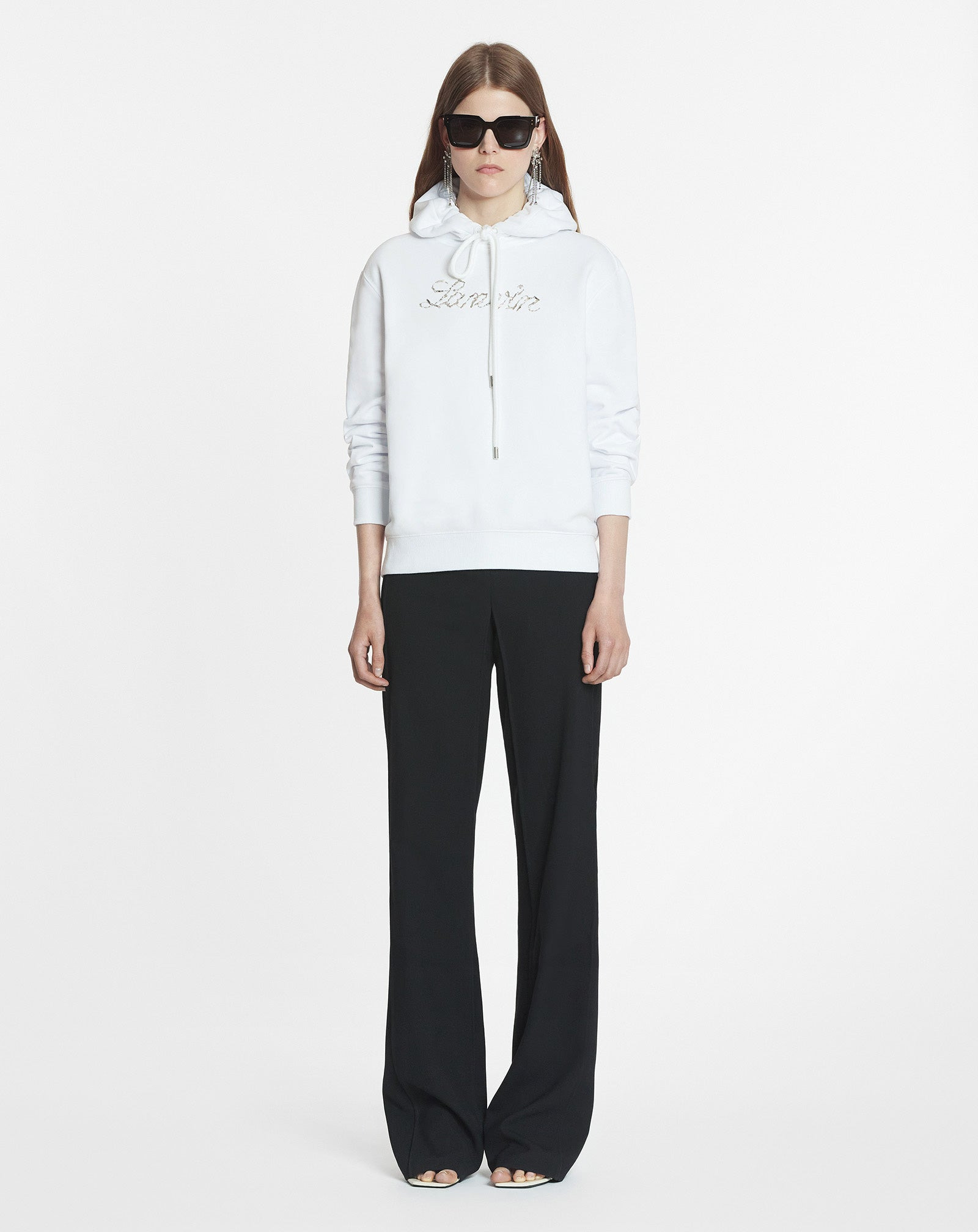 LANVIN BEAD EMBROIDERED HOODIE - 2