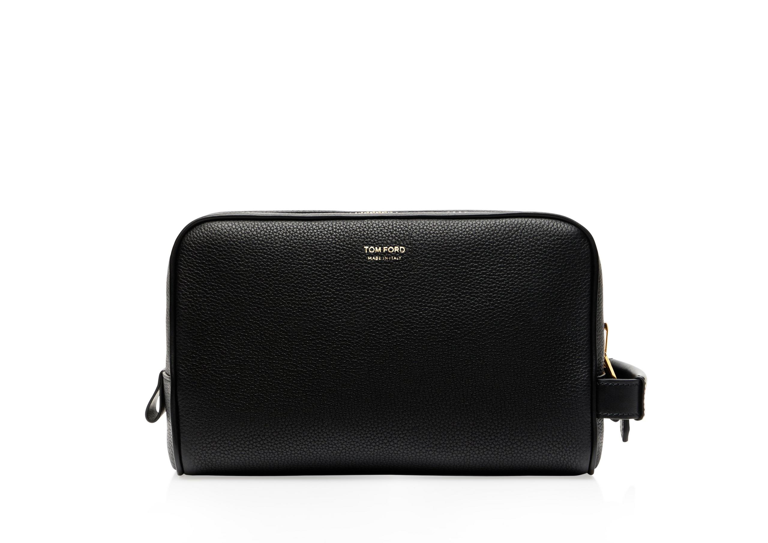 GRAIN LEATHER TOILETRY BAG - 3