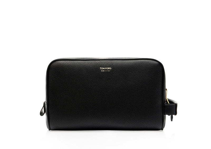 GRAIN LEATHER TOILETRY BAG 3
