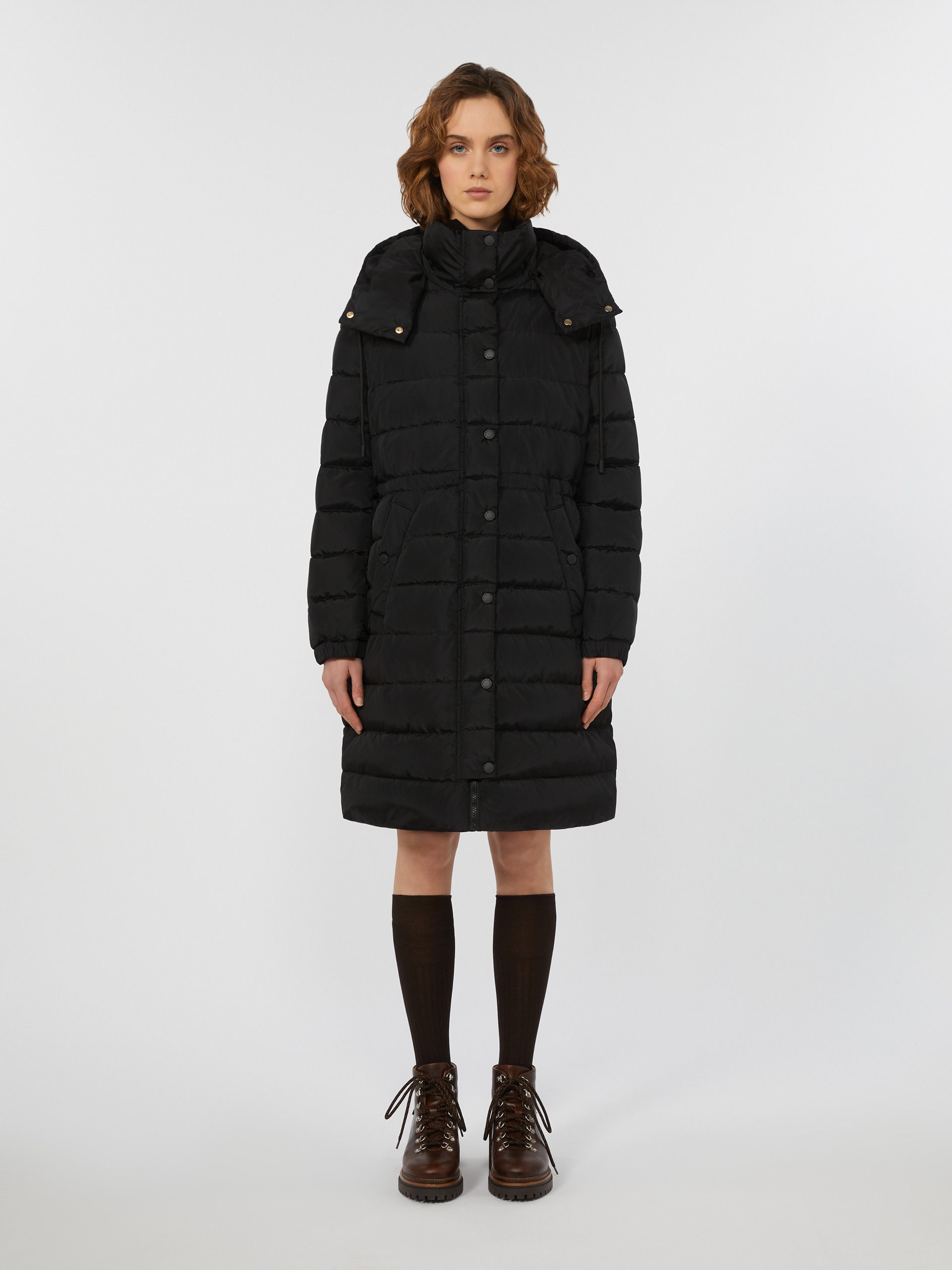 CERBERO Slim-fit down jacket in water-repellent taffeta - 3