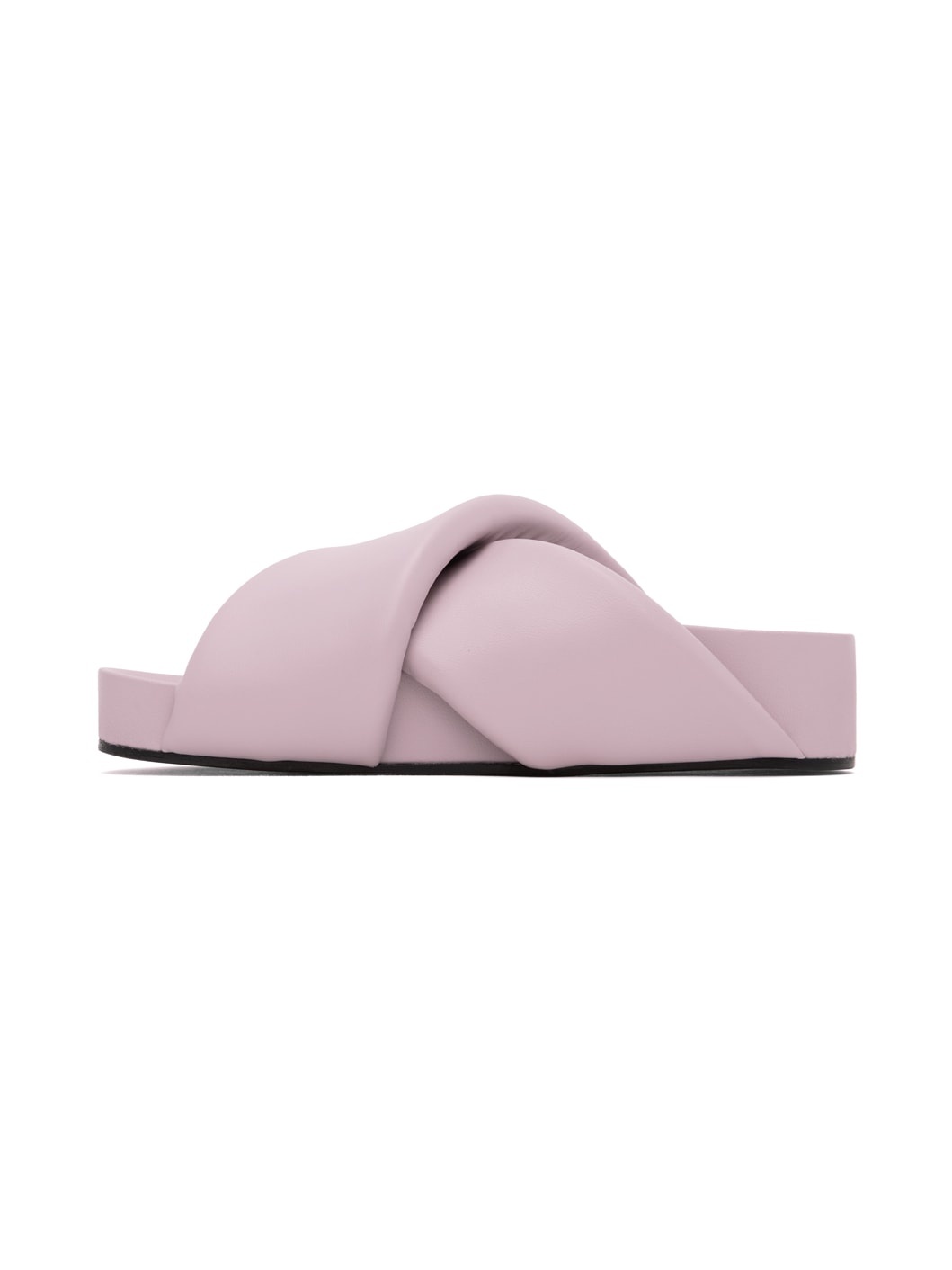 Purple Oversized Wrapped Sandals - 3