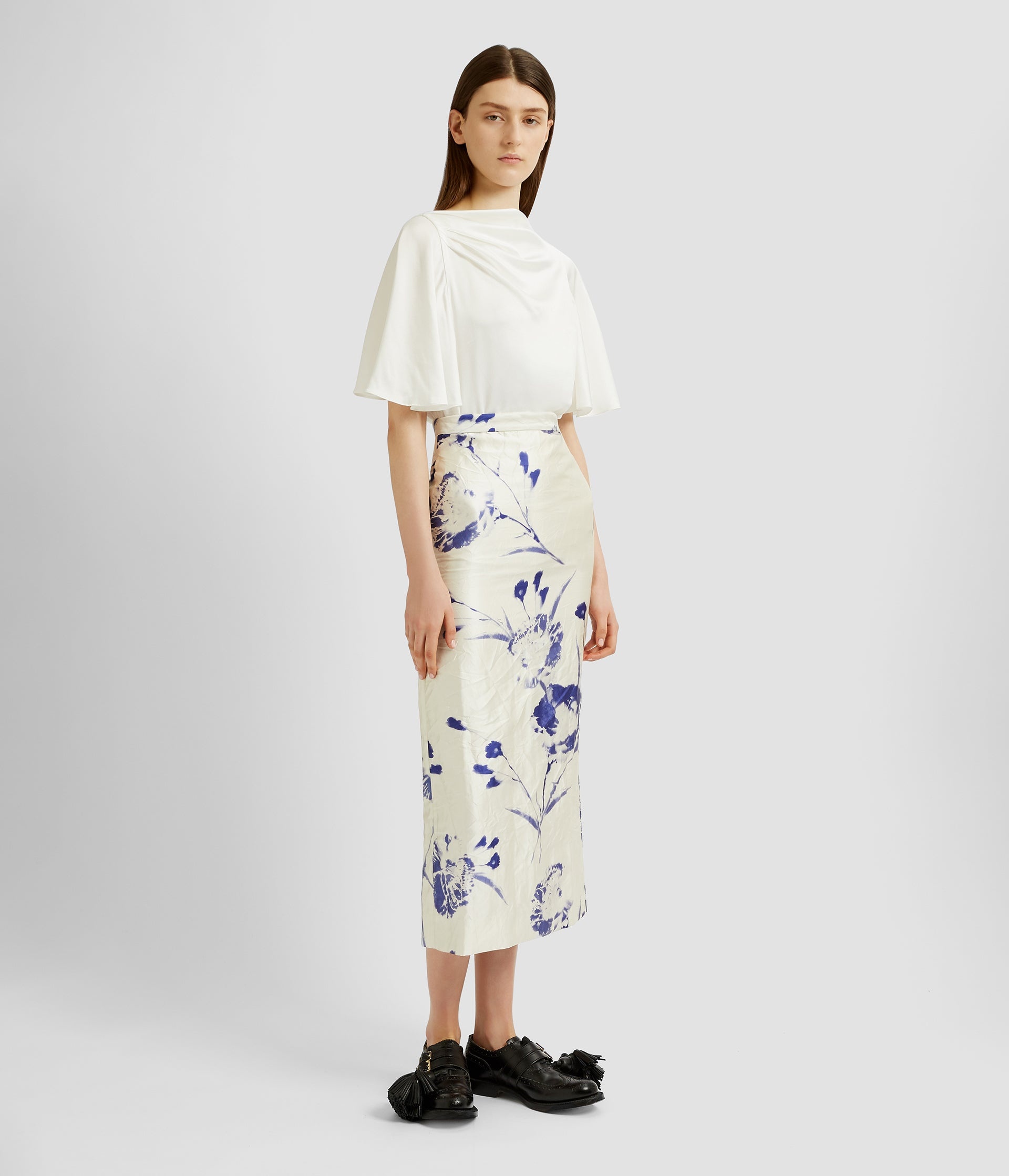 PENCIL MIDI SKIRT - 4