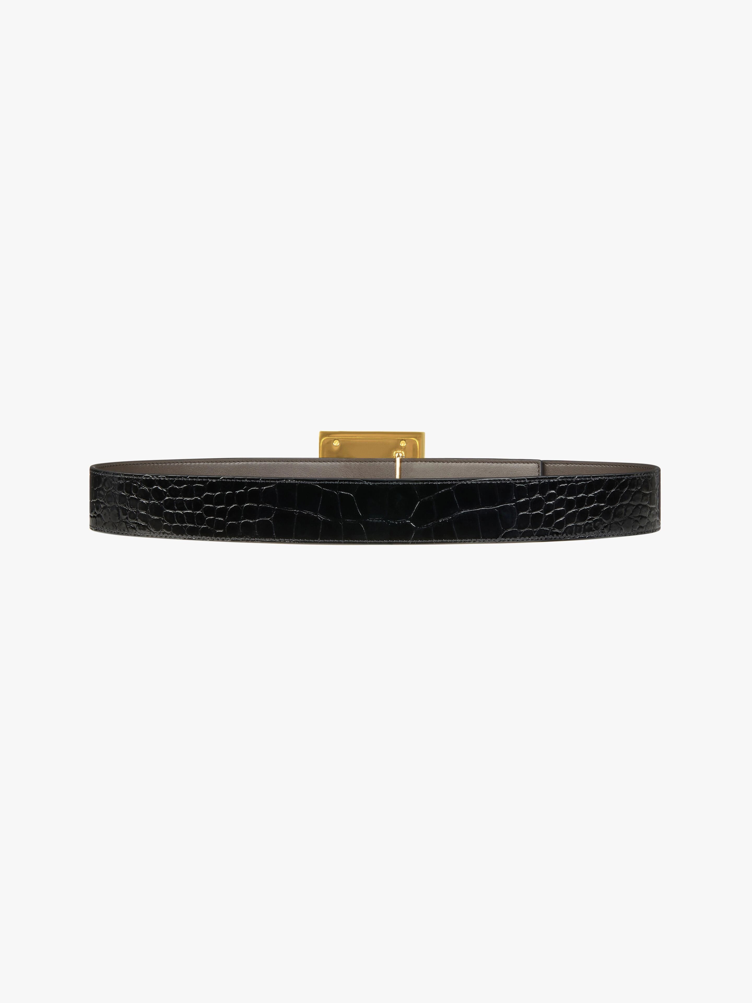 4G REVERSIBLE BELT IN LEATHER - 5