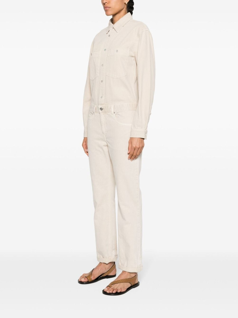 Imane long-sleeve denim jumpsuit 3
