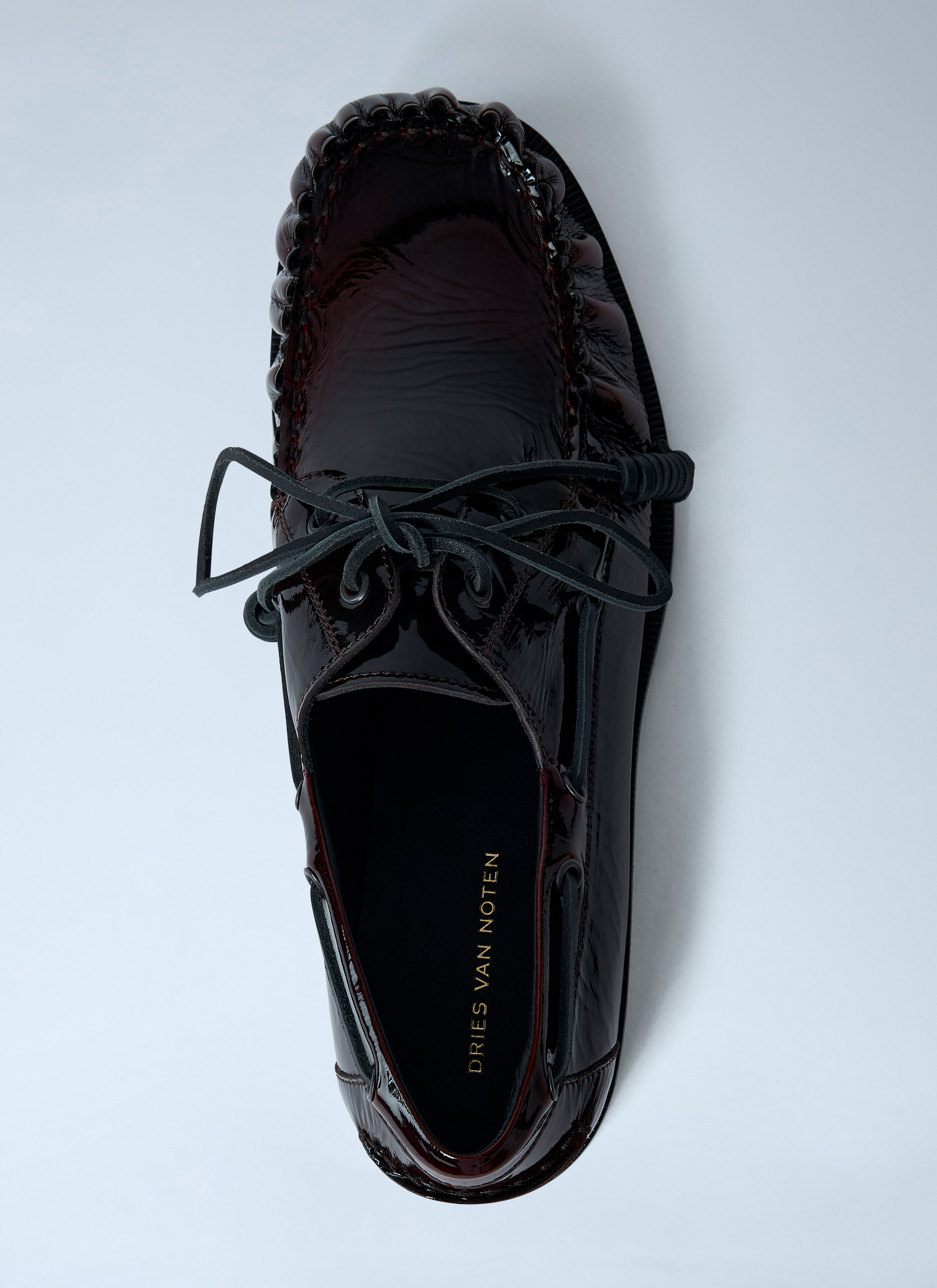 Patent Lace-up Shoes - 6