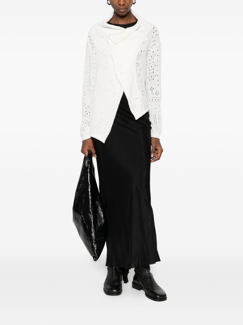 Y's asymmetric knitwear outlook