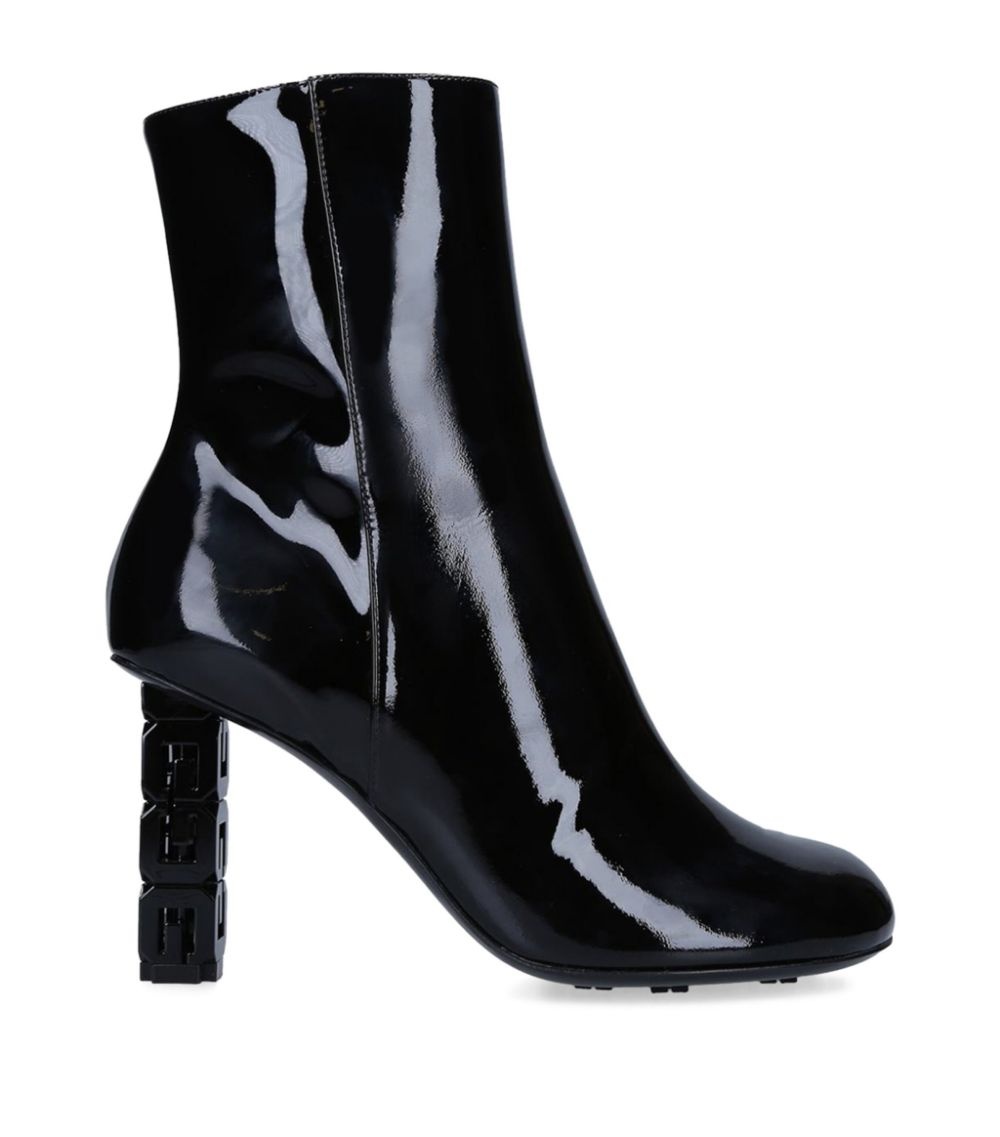 Patent Leather G Chain Boots 85 - 3