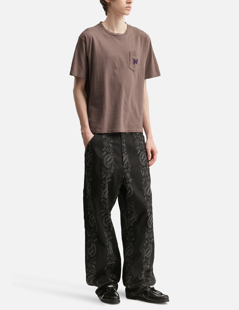 NEEDLES SHORT SLEEVES POCKET T-SHIRT - COTTON JERSEY outlook