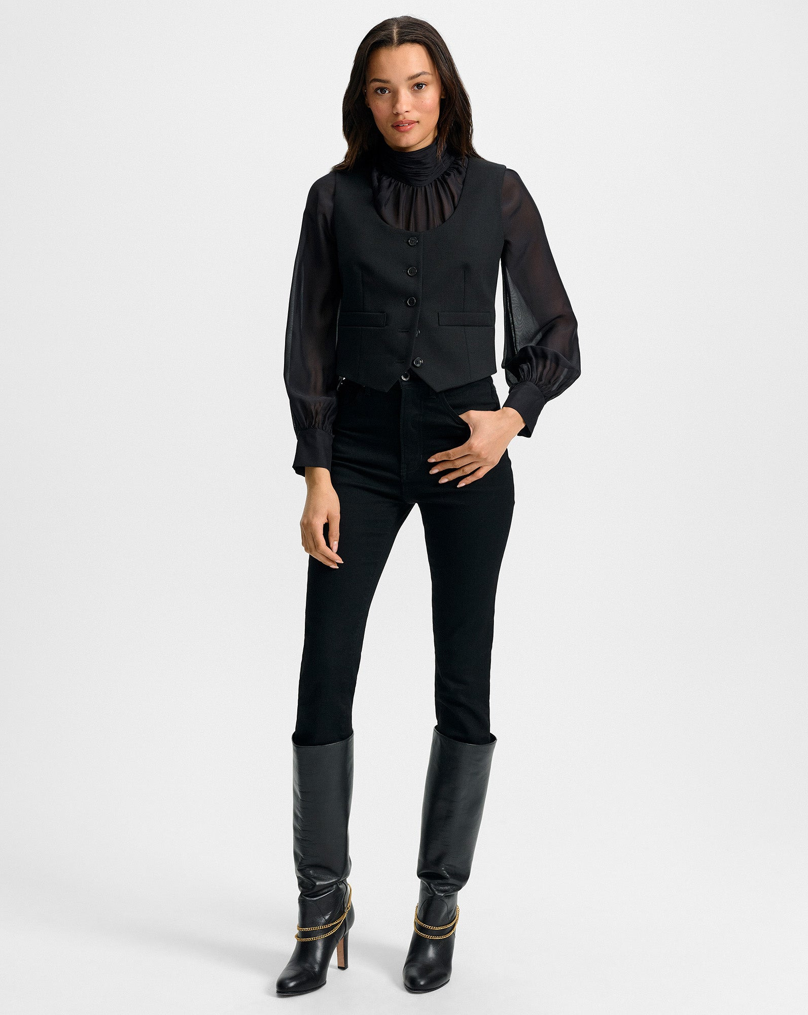 MORRIS WOOL VEST - 3
