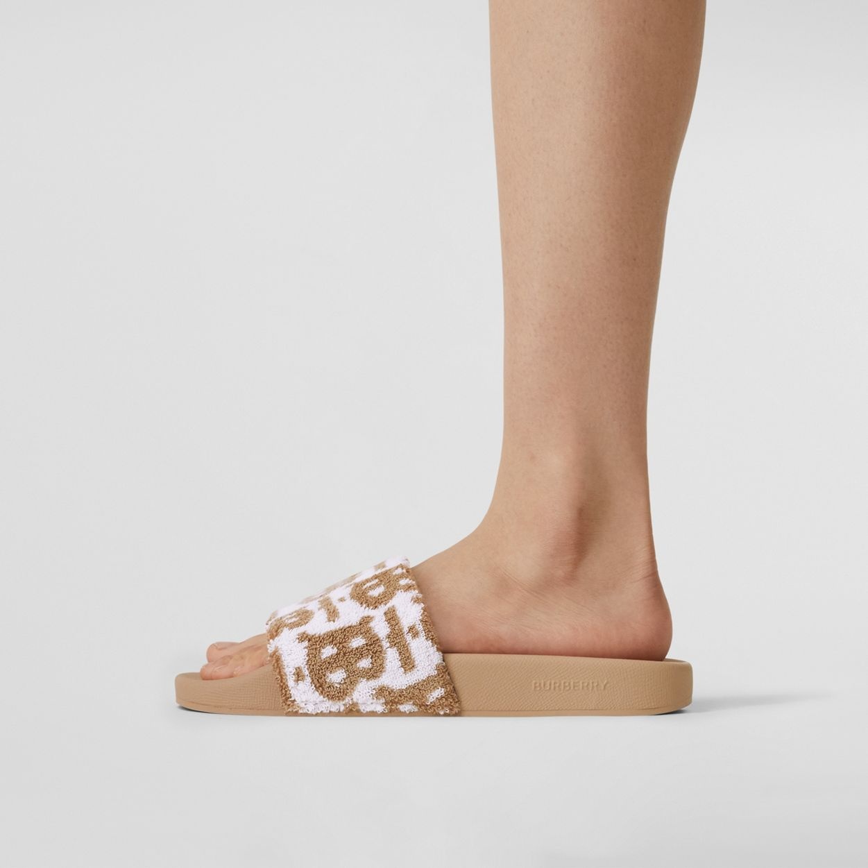Monogram Cotton Jacquard Slides - 7