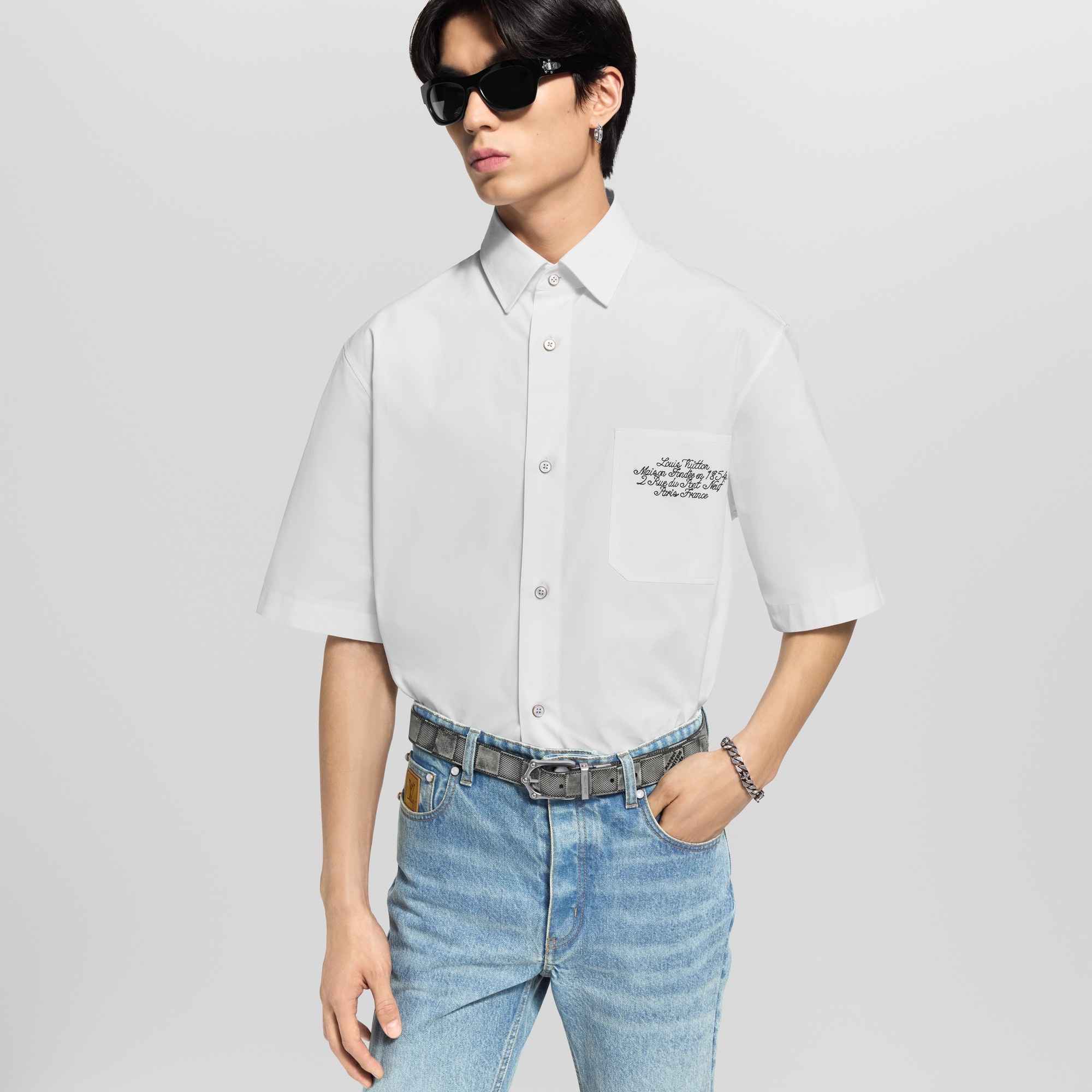 Embellished Short-Sleeved Shirt - 2