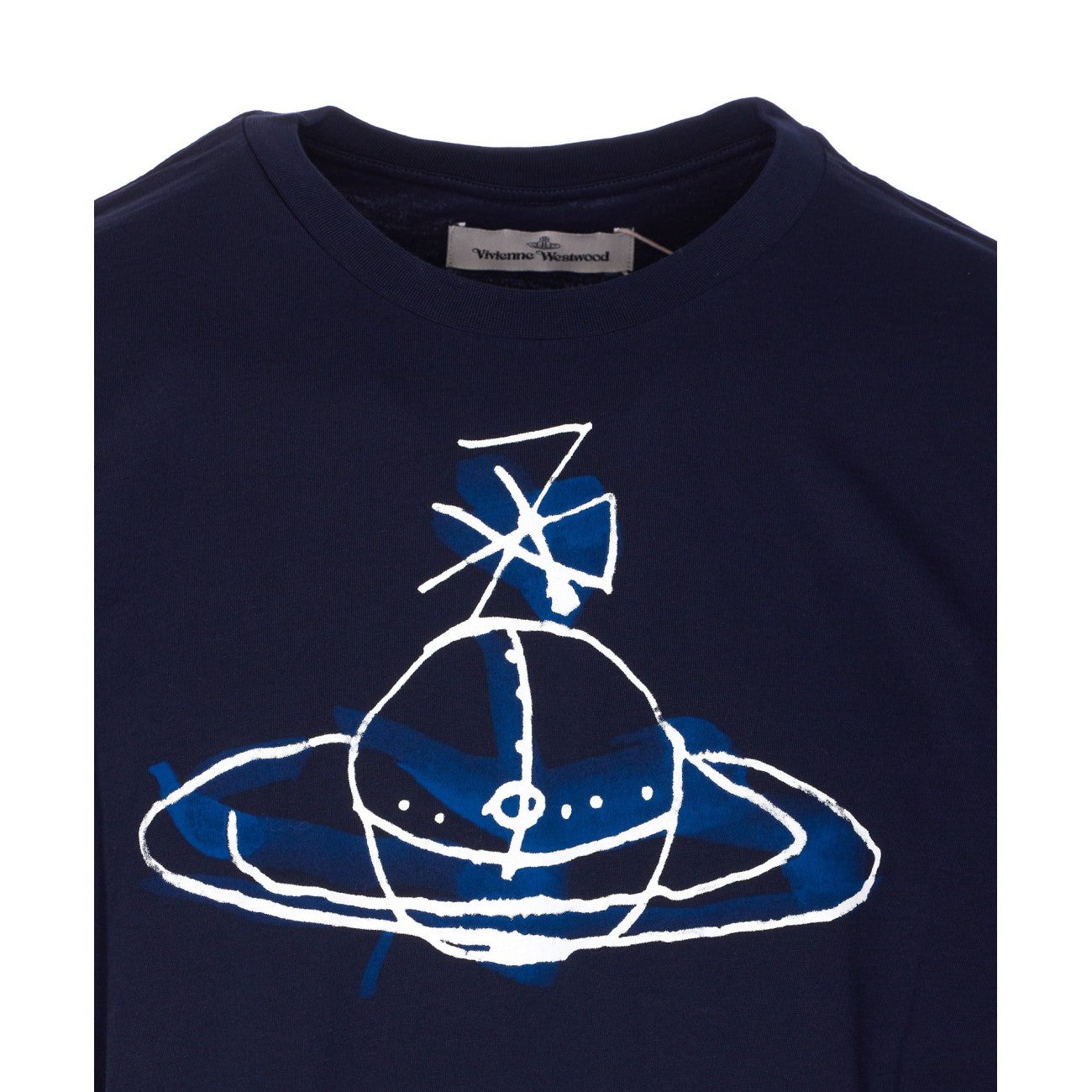 Vivienne Westwood Men Drawn Orb Logo Classic T-Shirt - 4