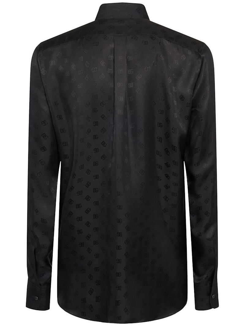 Jacquard logo short sleeve shirt - 4