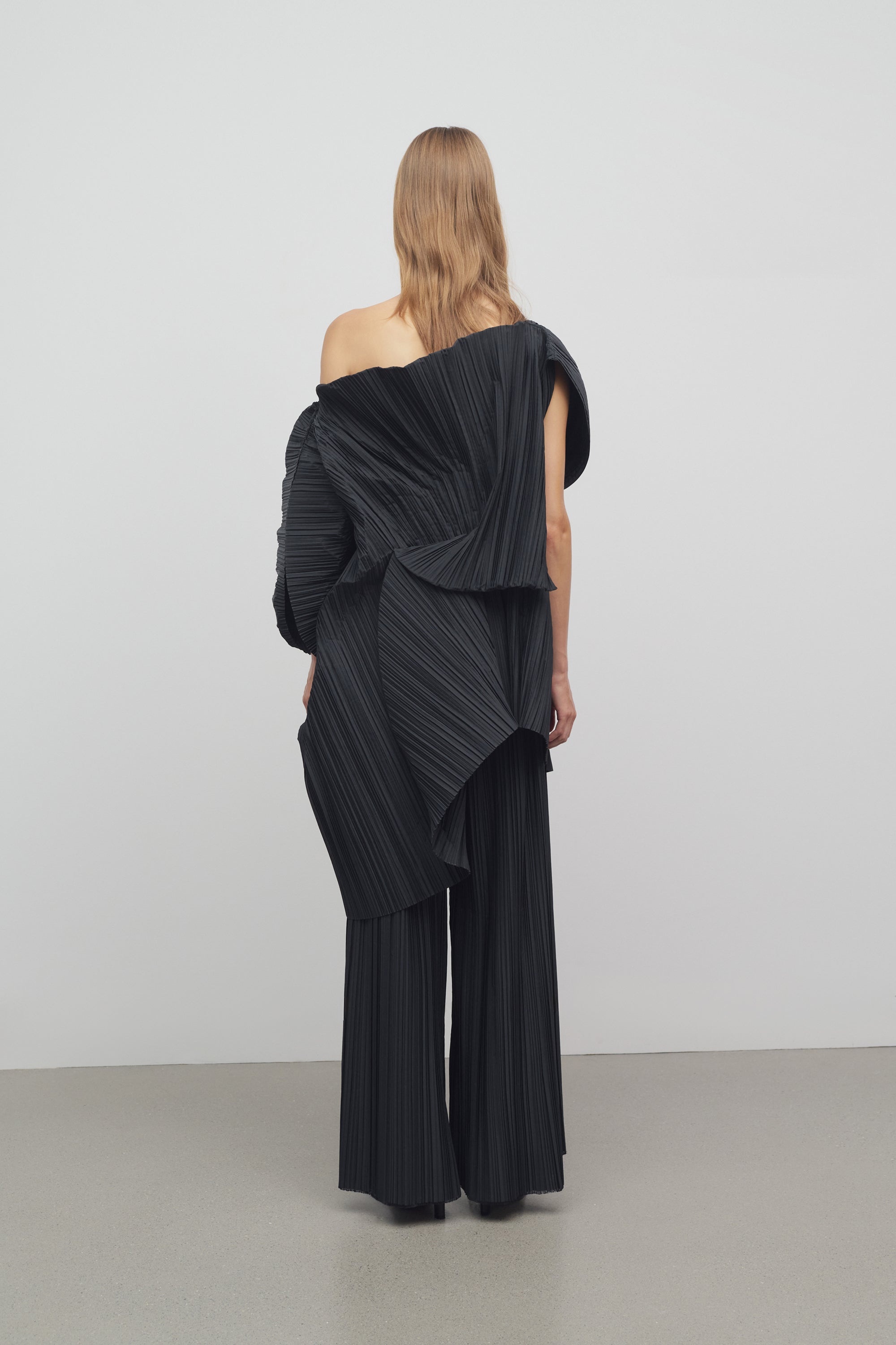 Gala Pant in Polyester and Wool - 5