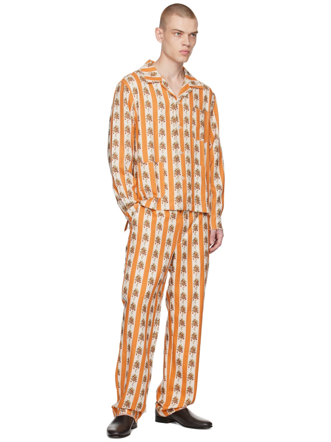 Orange Fruit Bowl Trousers - 4