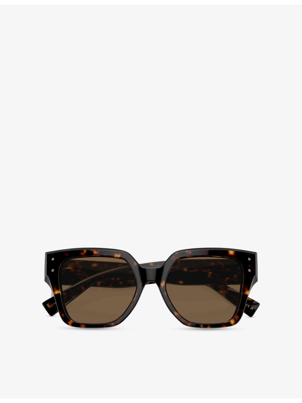 DG4466 Square-Frame Tortoiseshell Nylon Sunglasses - 4