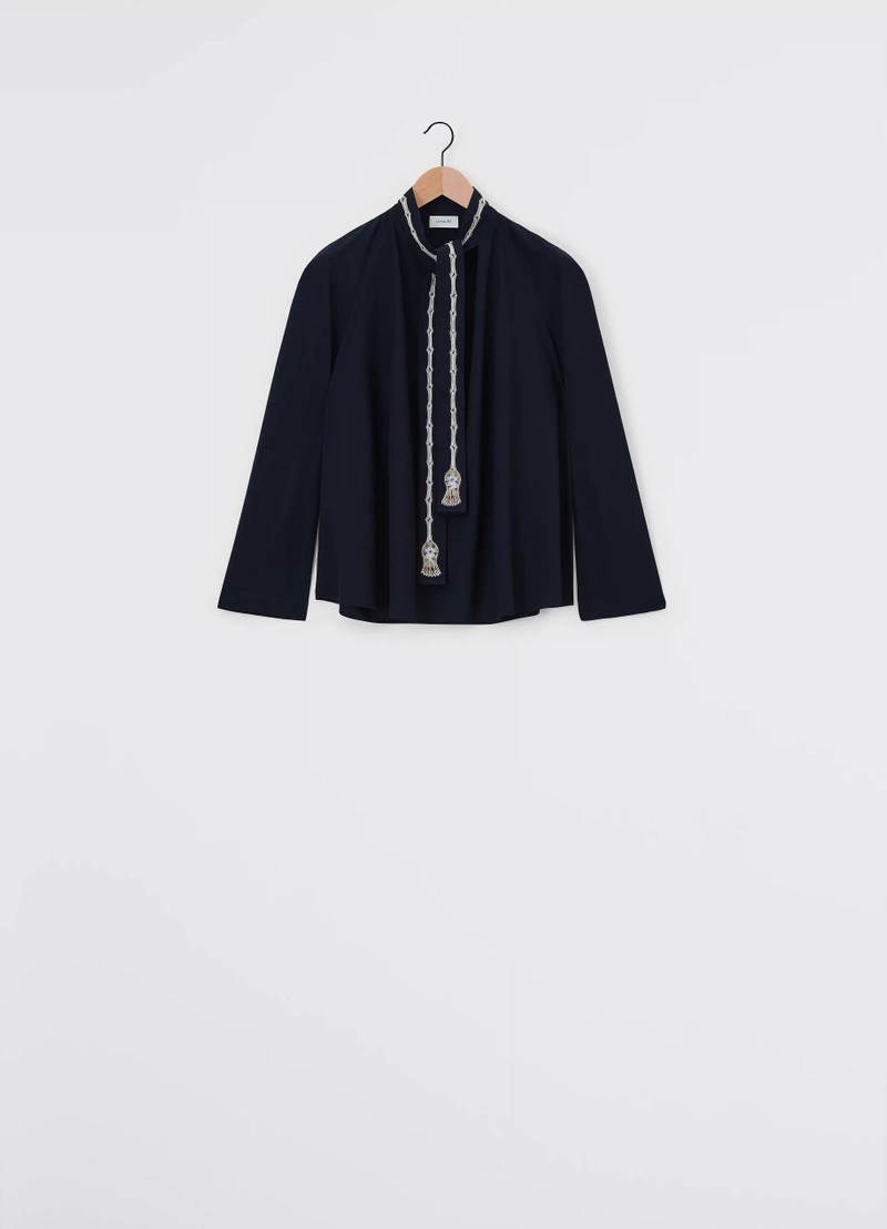 EMBROIDERED ASCOT 블라우스 3