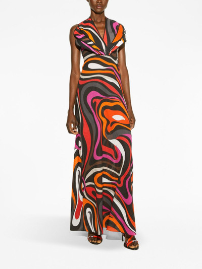 PUCCI abstract-print cotton dress outlook