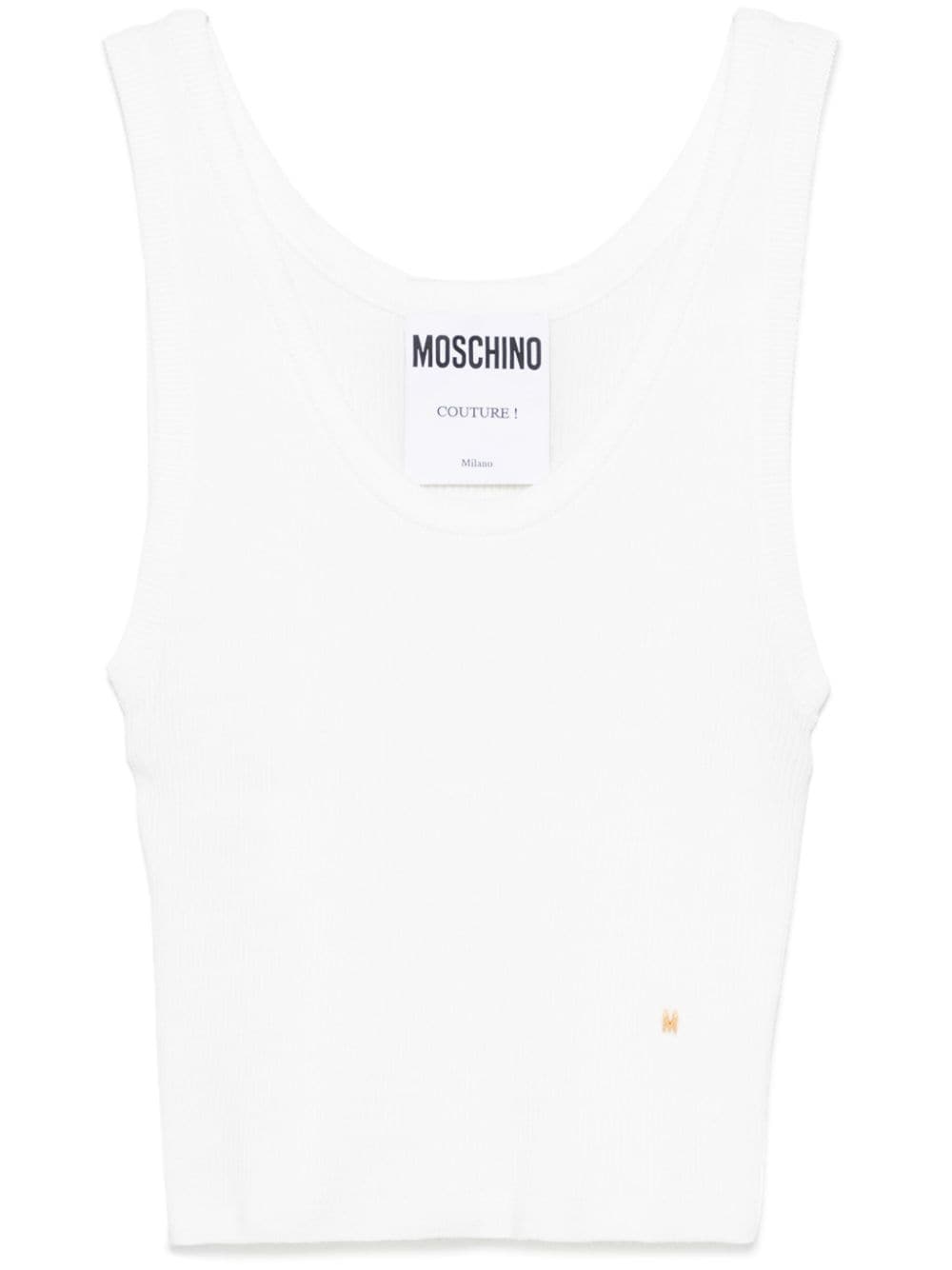 logo-lettering tank top - 1